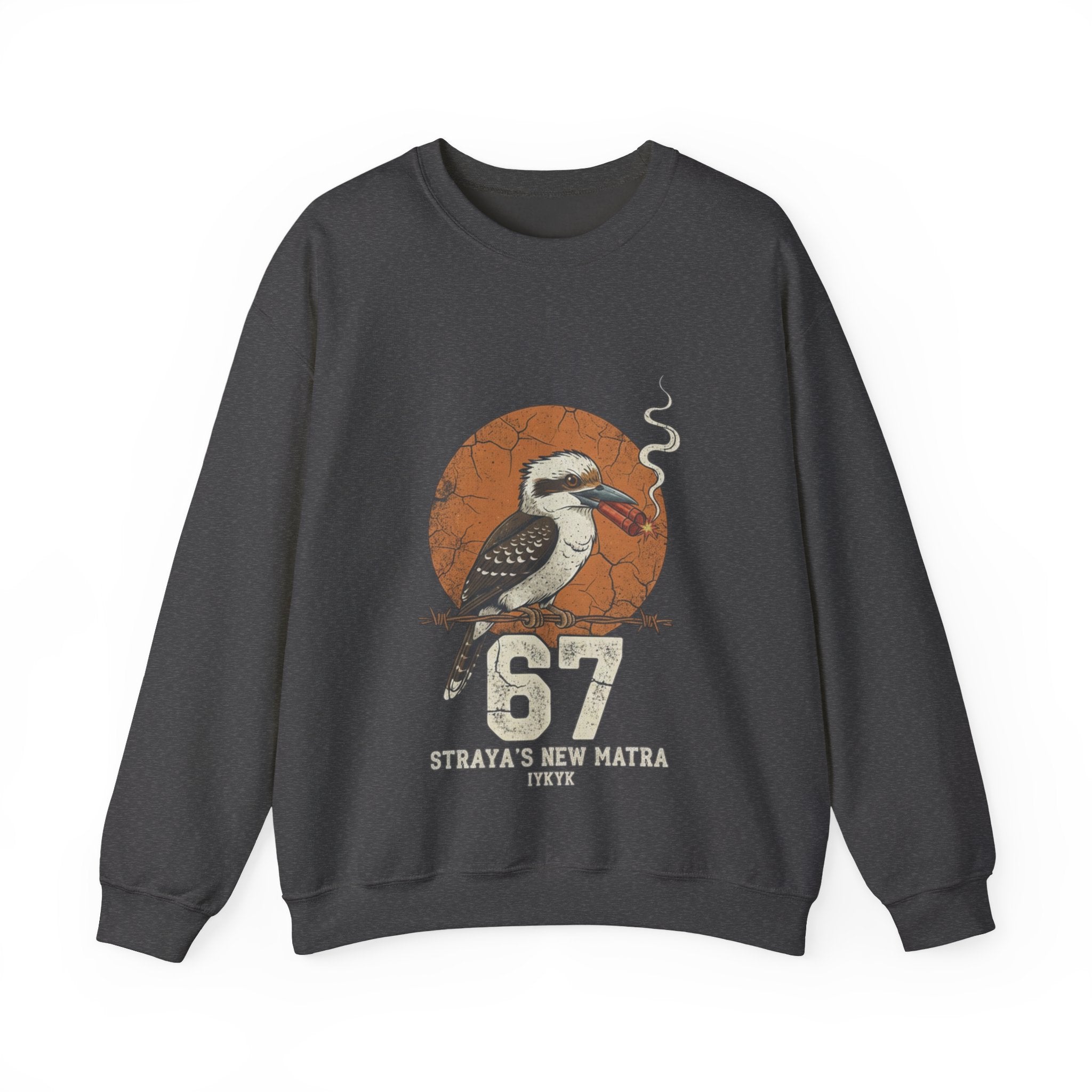 Kookaburra Classic Crewneck Sweatshirt — 'Rugged by Nature. Refined by Design.'