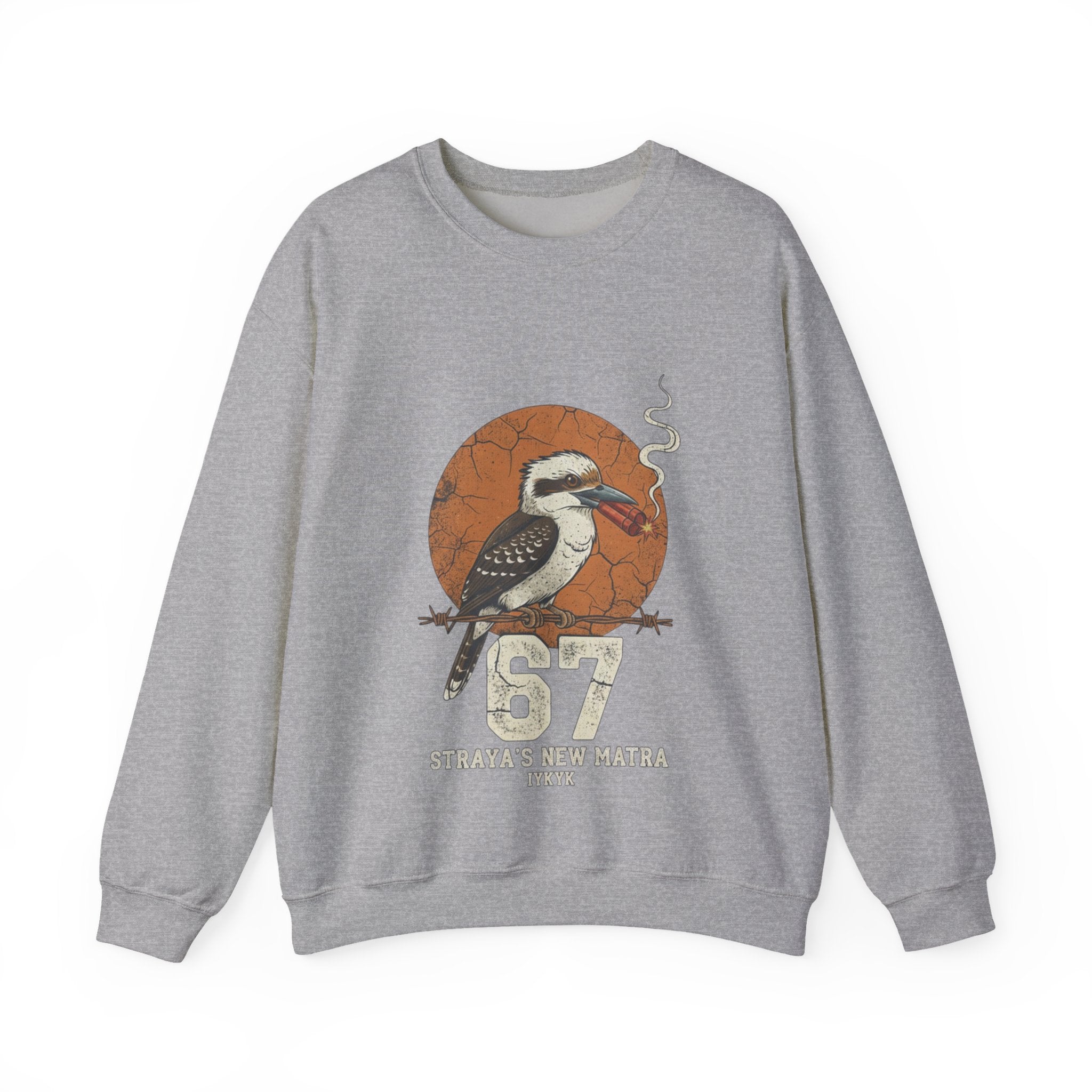 Kookaburra Classic Crewneck Sweatshirt — 'Rugged by Nature. Refined by Design.'