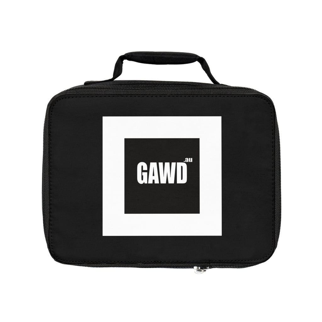 GAWD Lunch Bag – Black Insulated Carry Tote