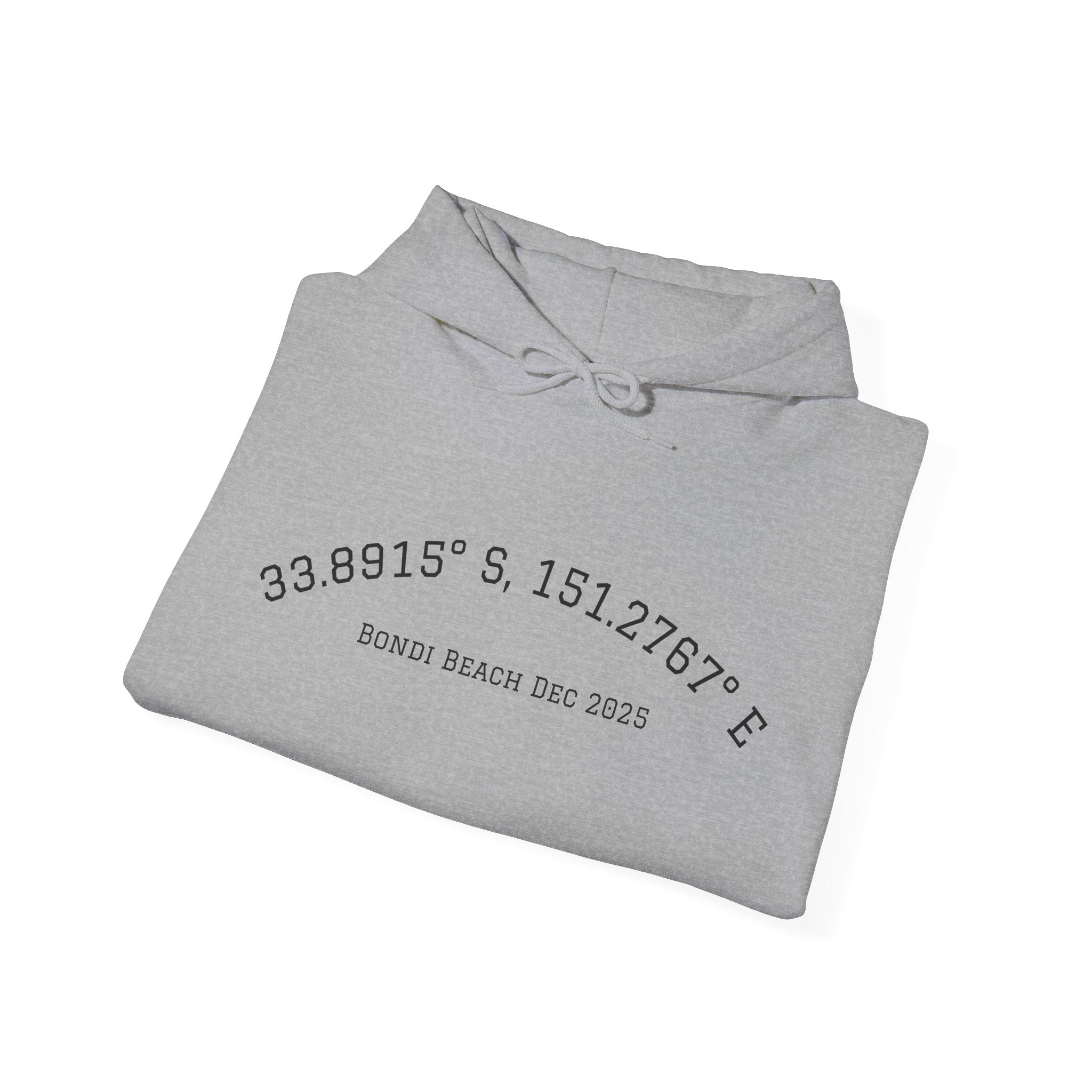 GAWD Bondi Coordinates Hoodie — White Pullover with Bold Back Logo