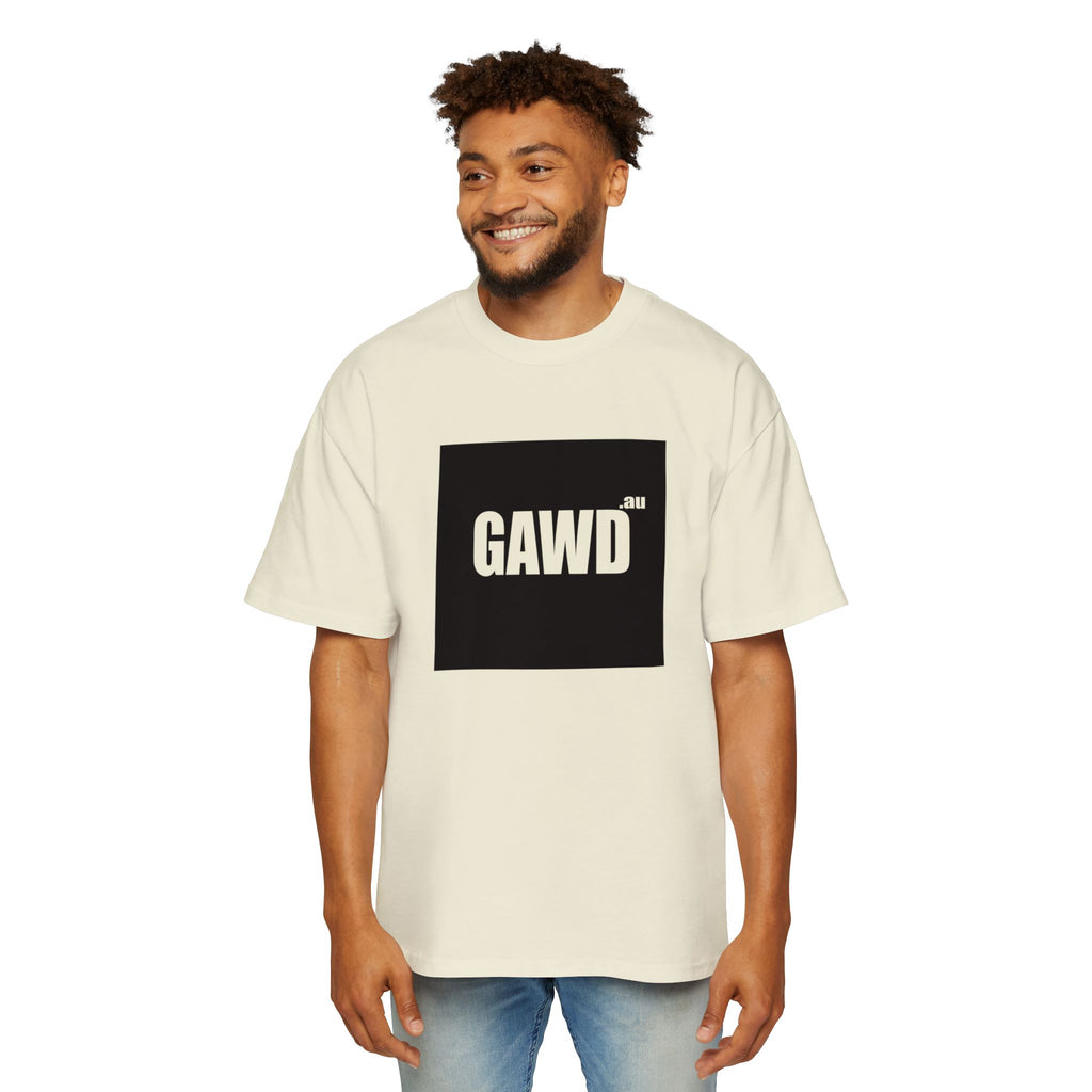 GAWD Oversized Tee — Mens Graphic Box T-Shirt