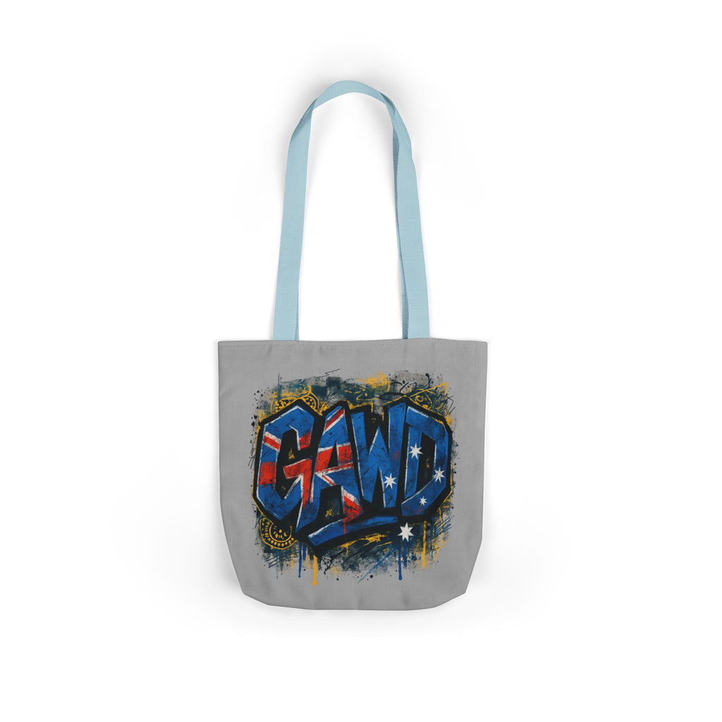 Graffiti 'Gawd' Canvas Tote Bag - Urban Street Art Shopper