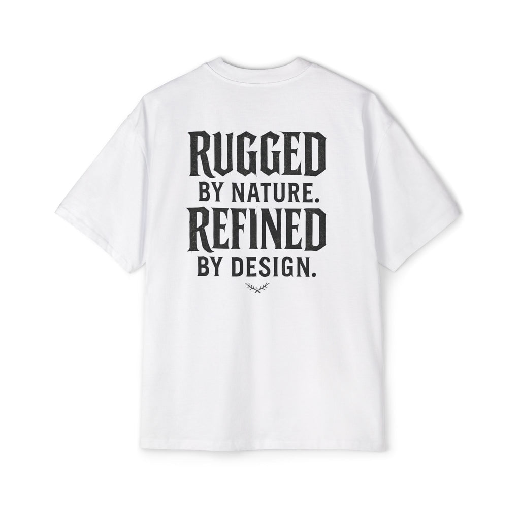 Graphic Tee — Patriotic Graffiti 'GAWD' Front & 'Rugged by Nature. Refined by Design.' Back