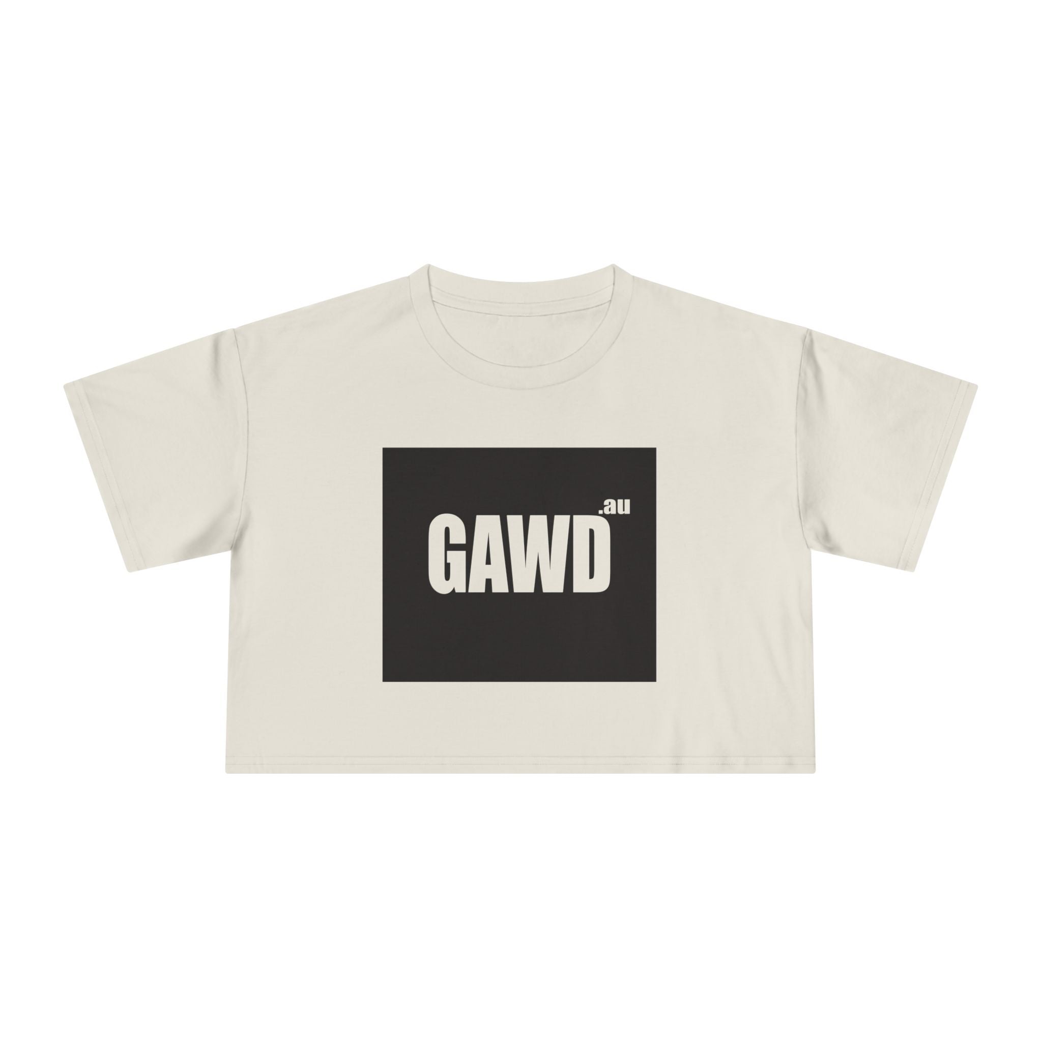 GAWD Bold Logo Crop Tee