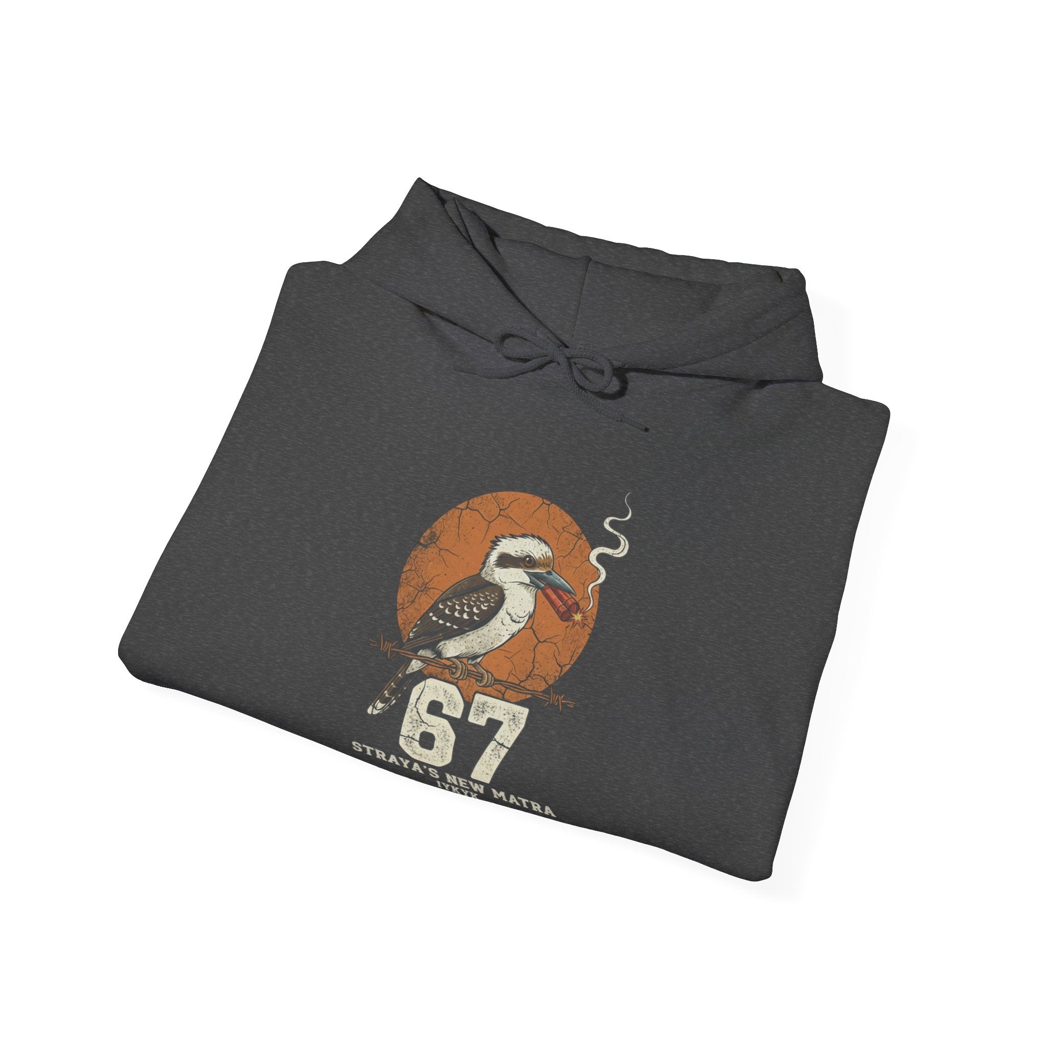 Nature-Inspired Hoodie — 'Rugged by Nature, Refined by Design' Bird Graphic