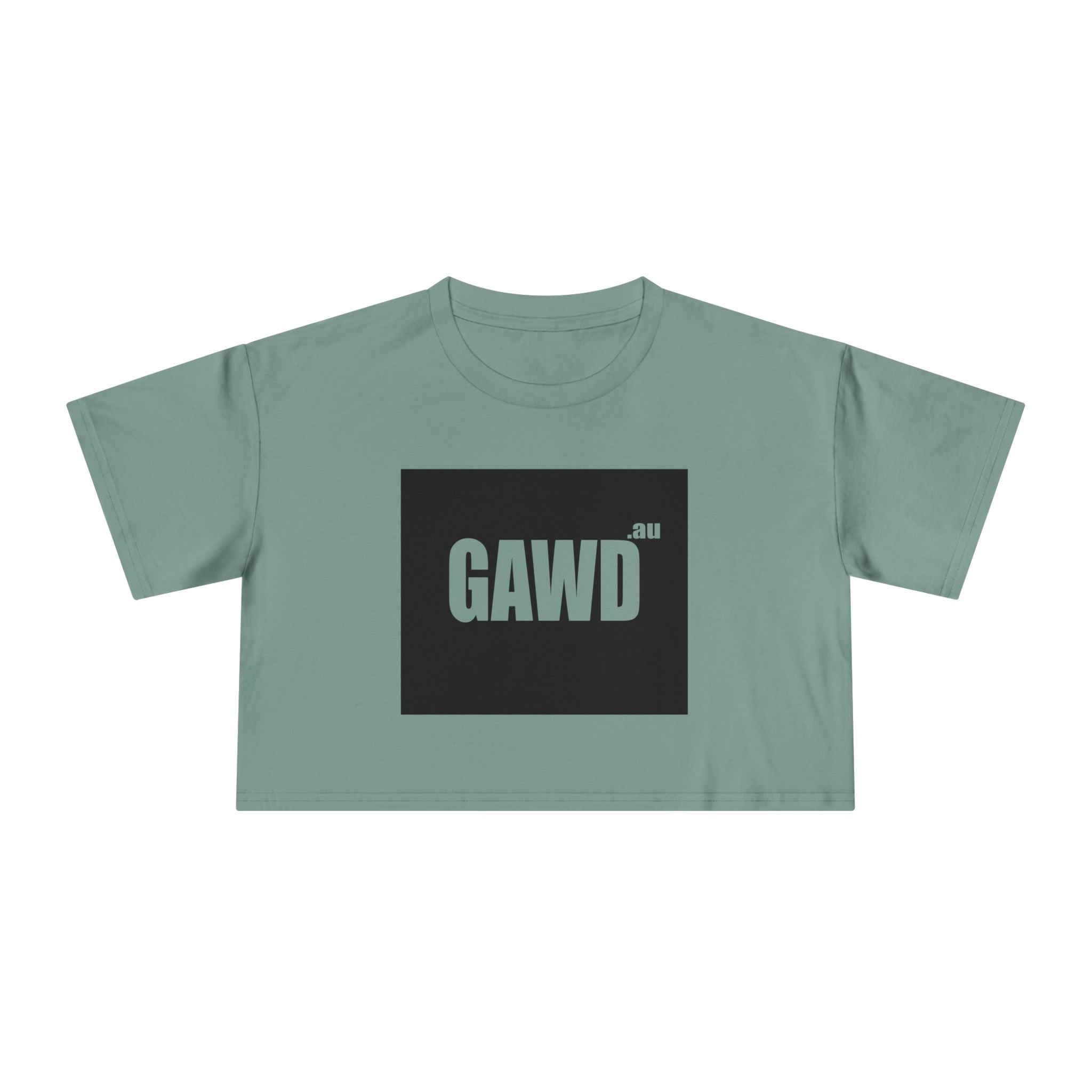 GAWD Bold Logo Crop Tee