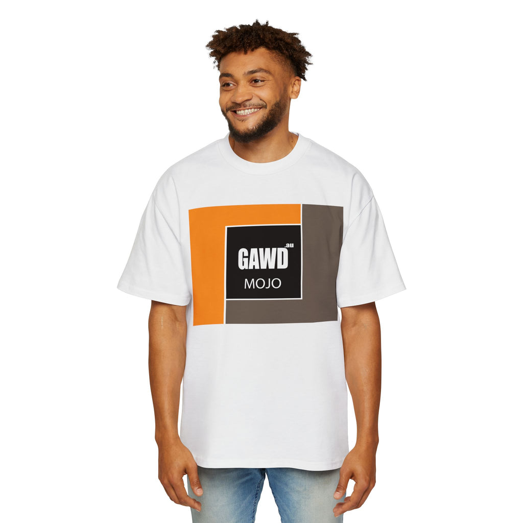 Graphic T-Shirt — "GAWD MOJO" Retro Block Logo Tee
