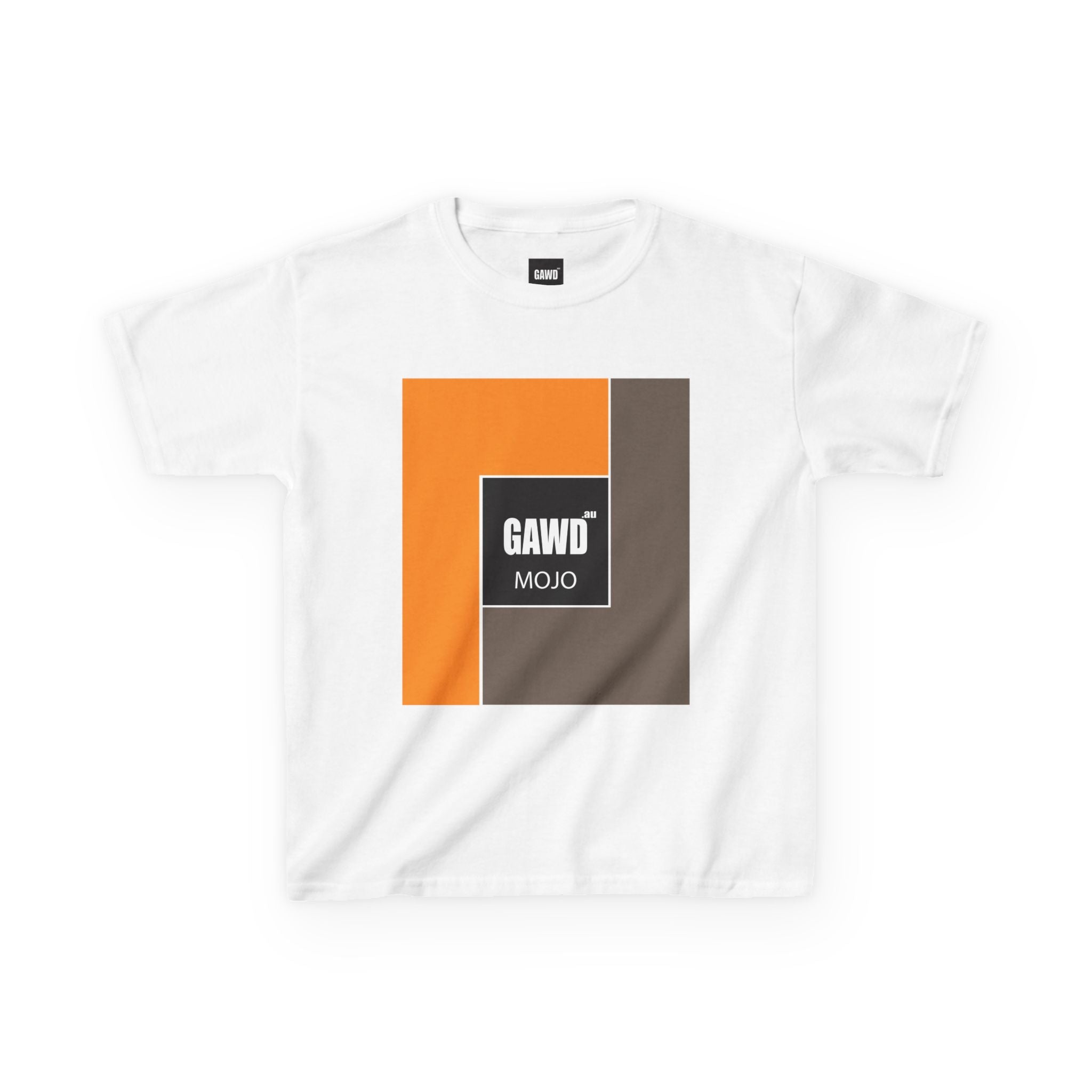 Kids T-Shirt — GAWD Mojo Retro Block Logo Tee