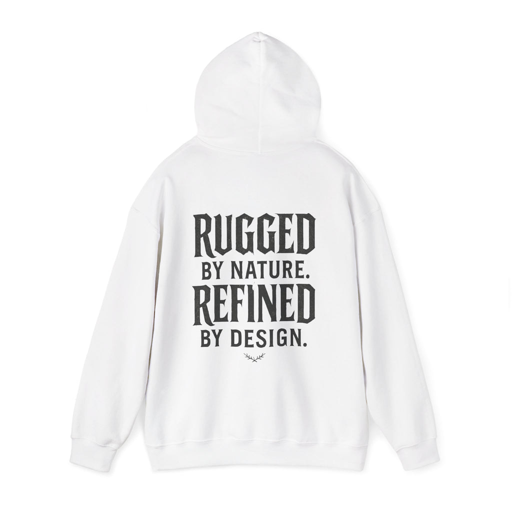 Nature-Inspired Hoodie — 'Rugged by Nature, Refined by Design' Bird Graphic