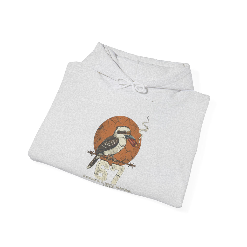 Nature-Inspired Hoodie — 'Rugged by Nature, Refined by Design' Bird Graphic