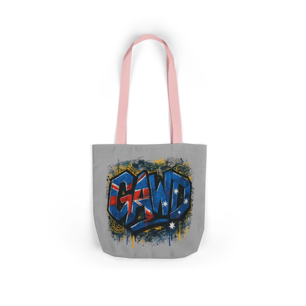 Graffiti 'Gawd' Canvas Tote Bag - Urban Street Art Shopper