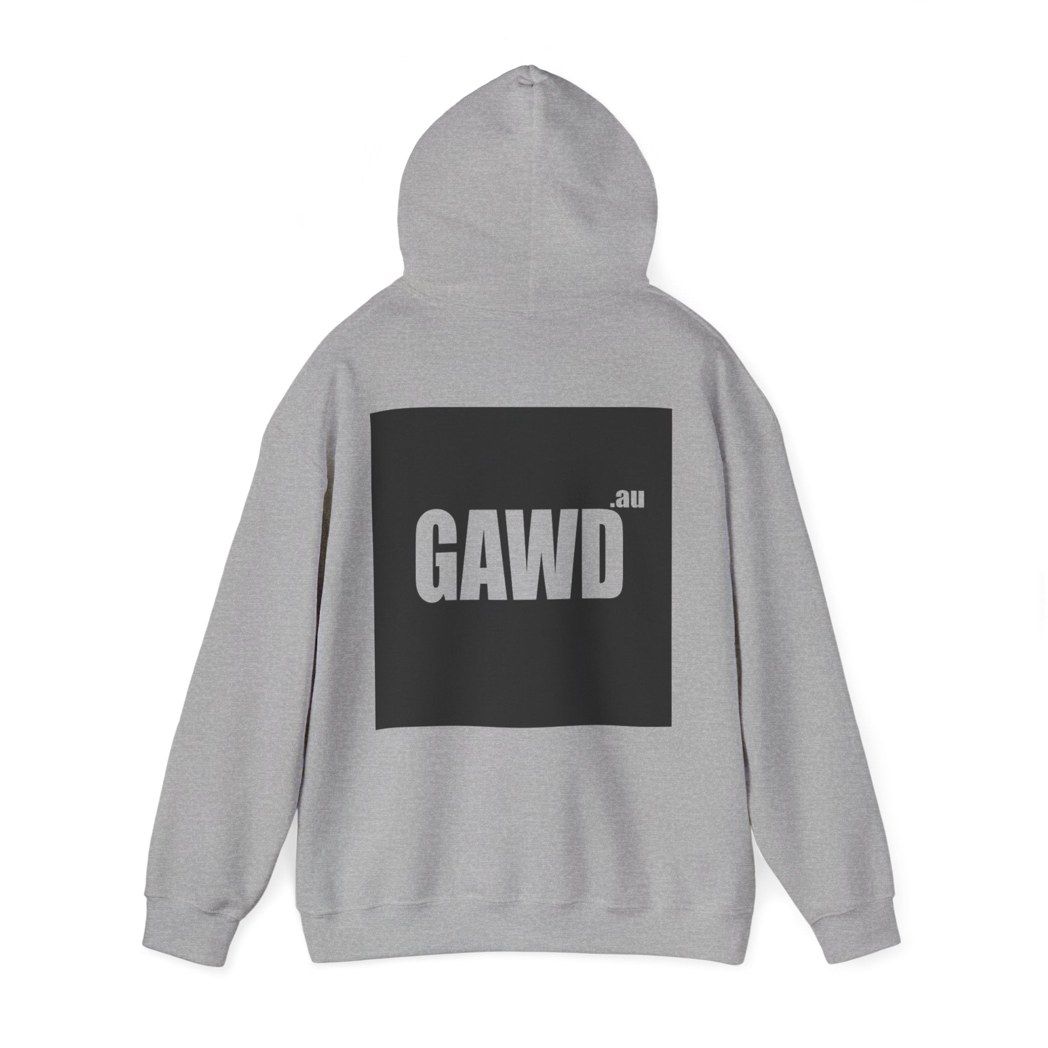 GAWD Bondi Coordinates Hoodie — White Pullover with Bold Back Logo