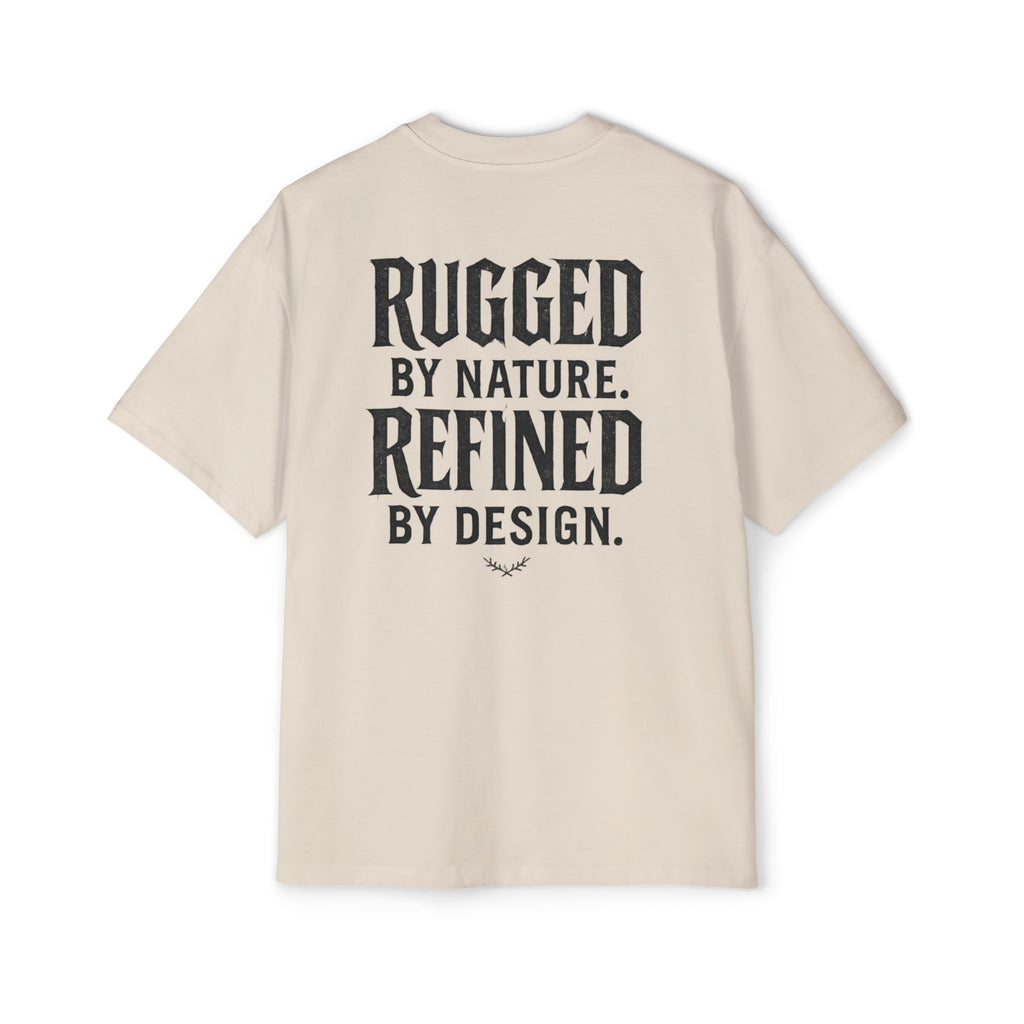 Graphic Tee — Patriotic Graffiti 'GAWD' Front & 'Rugged by Nature. Refined by Design.' Back