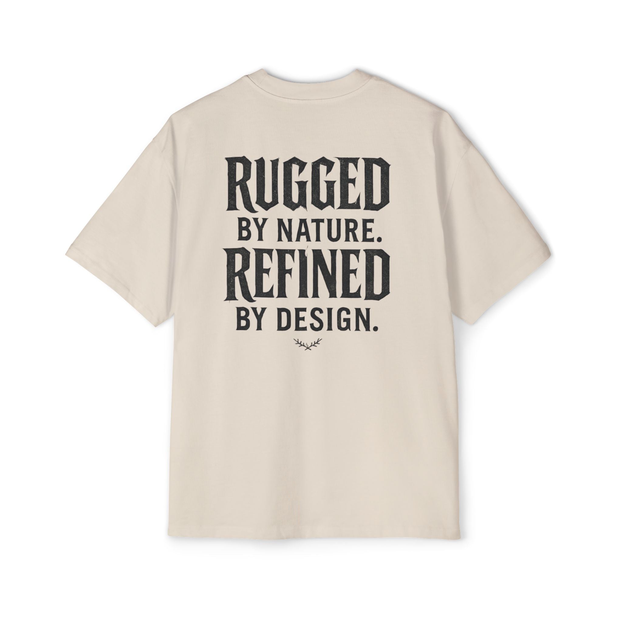 Graphic Tee — Patriotic Graffiti 'GAWD' Front & 'Rugged by Nature. Refined by Design.' Back