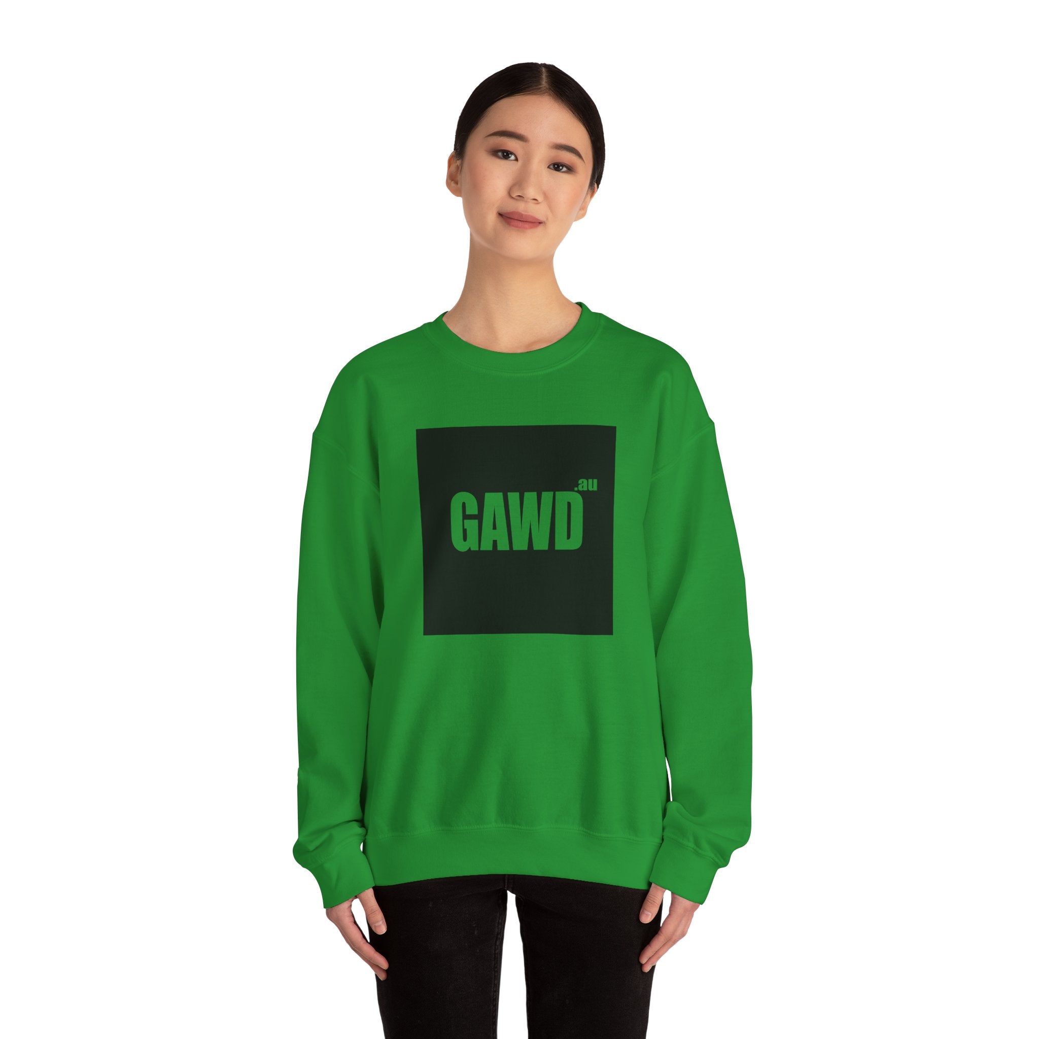 Crewneck Sweatshirt "GAWD" — Streetwear Graphic Pullover
