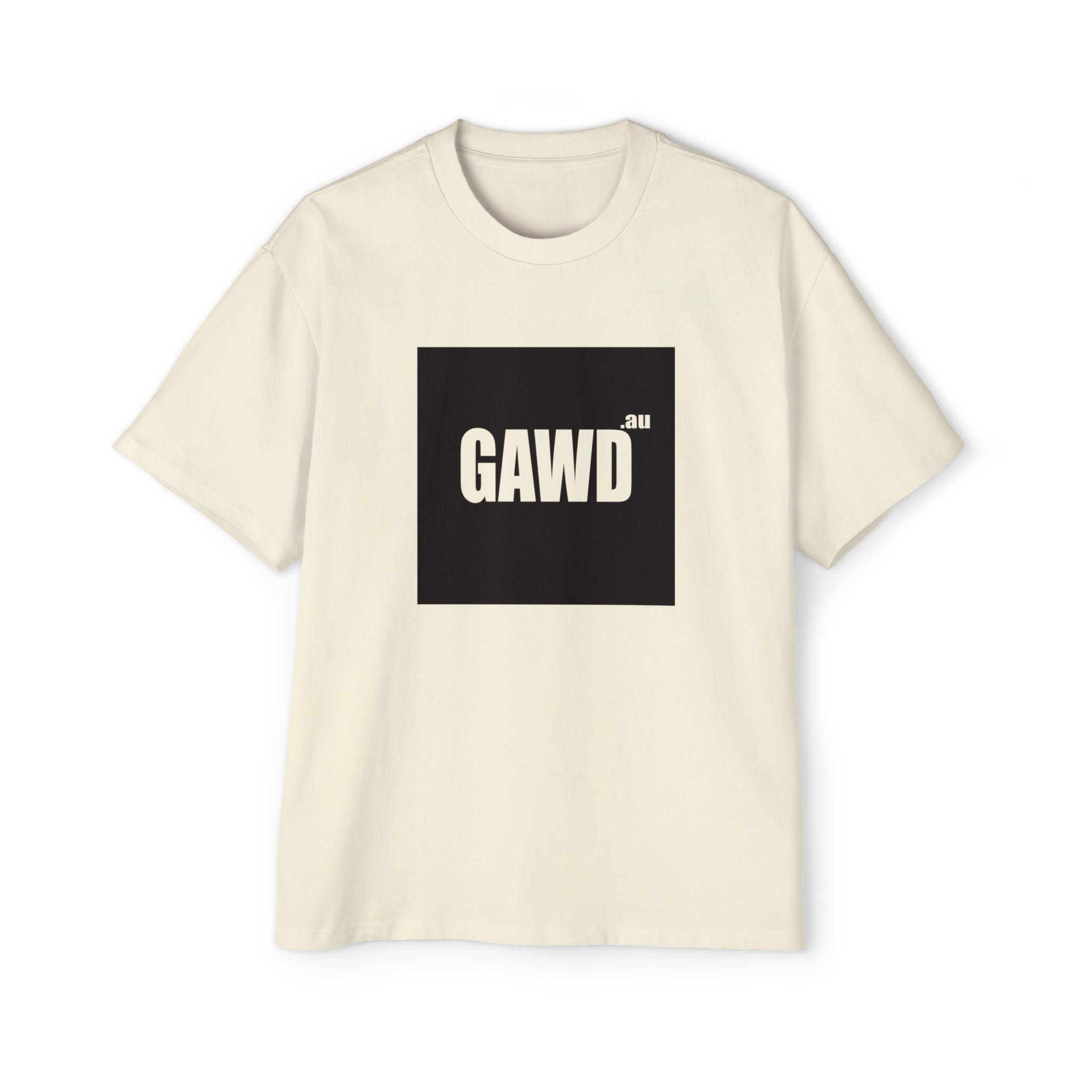 GAWD Oversized Tee — Mens Graphic Box T-Shirt
