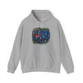 Rugged by Nature, Refined by Design Hoodie — Graffiti Chest Logo Pullover