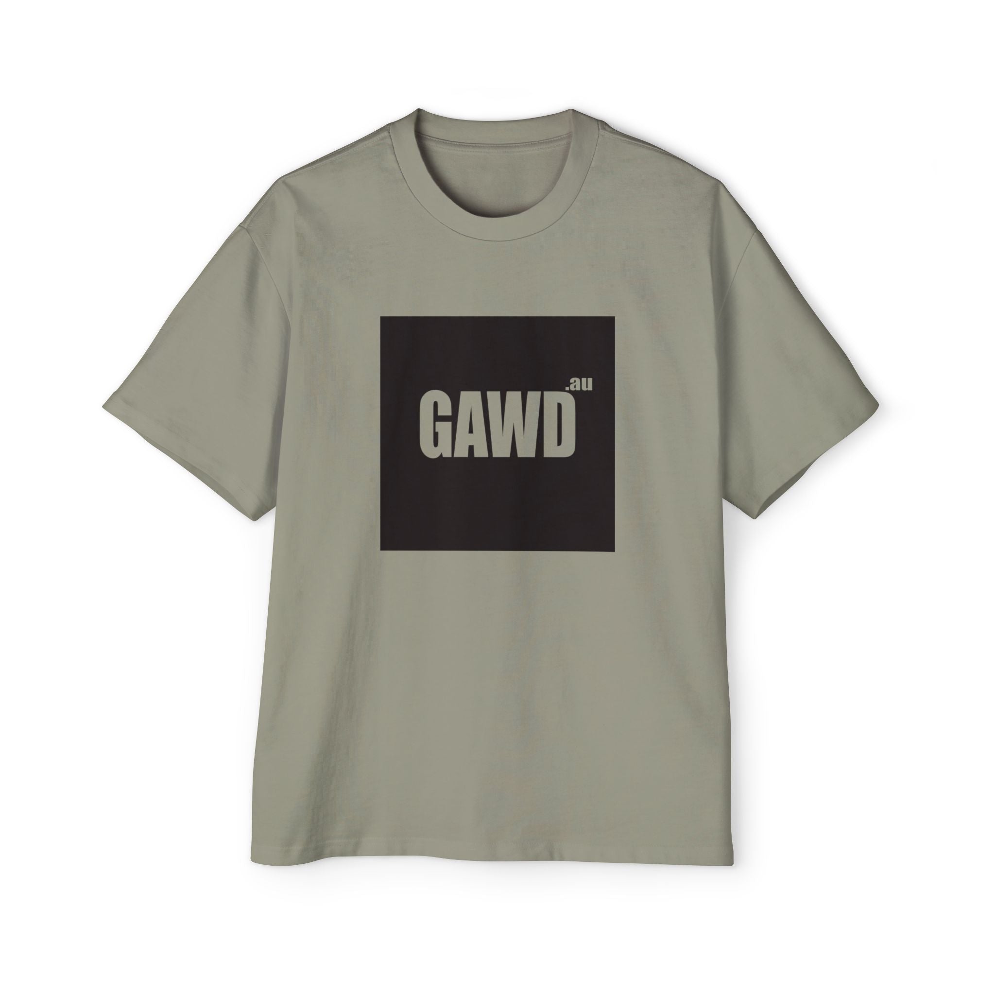 GAWD Oversized Tee — Mens Graphic Box T-Shirt
