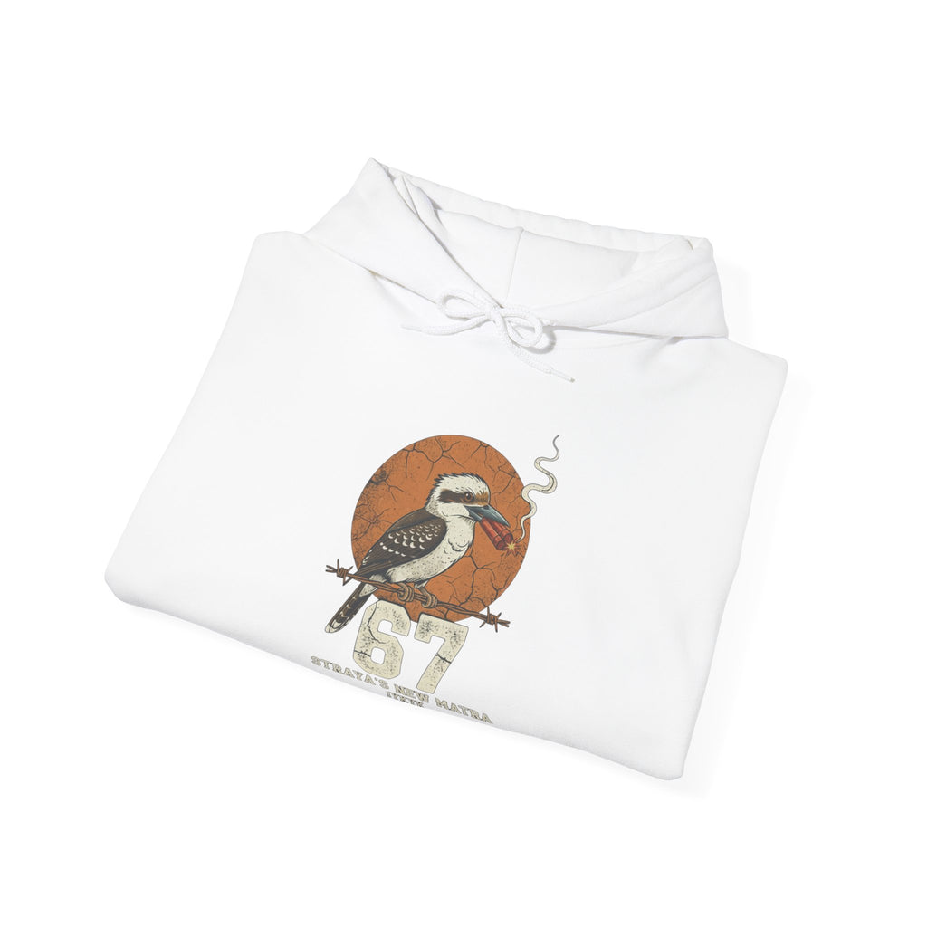 Nature-Inspired Hoodie — 'Rugged by Nature, Refined by Design' Bird Graphic
