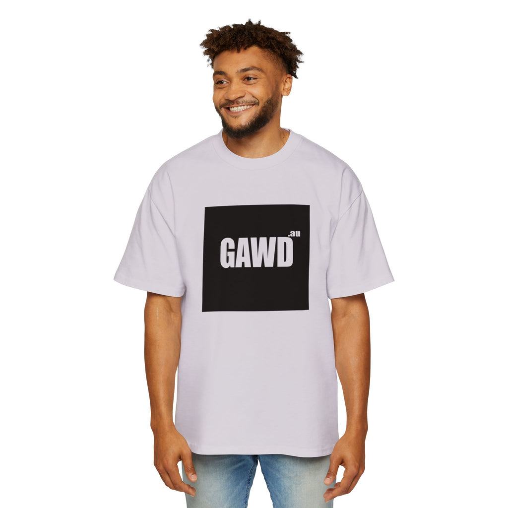 GAWD Oversized Tee — Mens Graphic Box T-Shirt