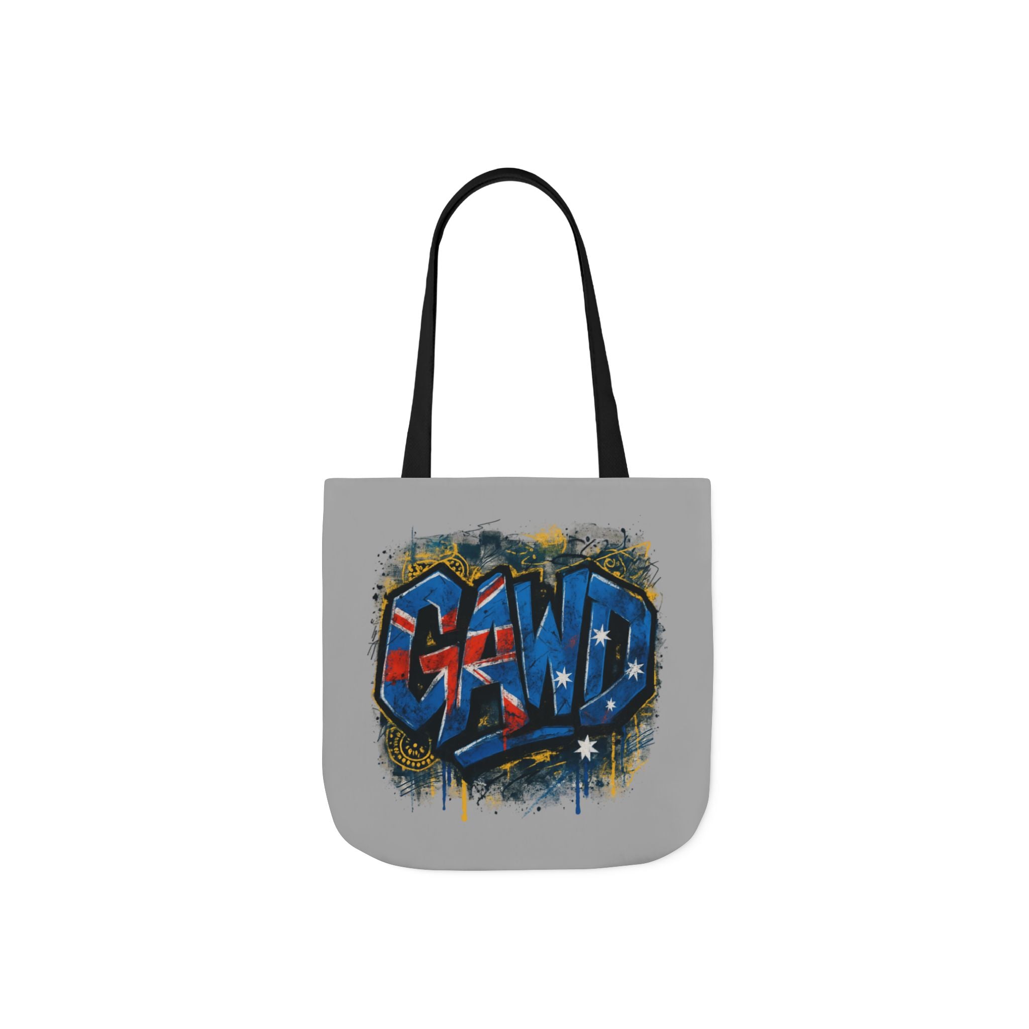 Graffiti 'Gawd' Canvas Tote Bag - Urban Street Art Shopper