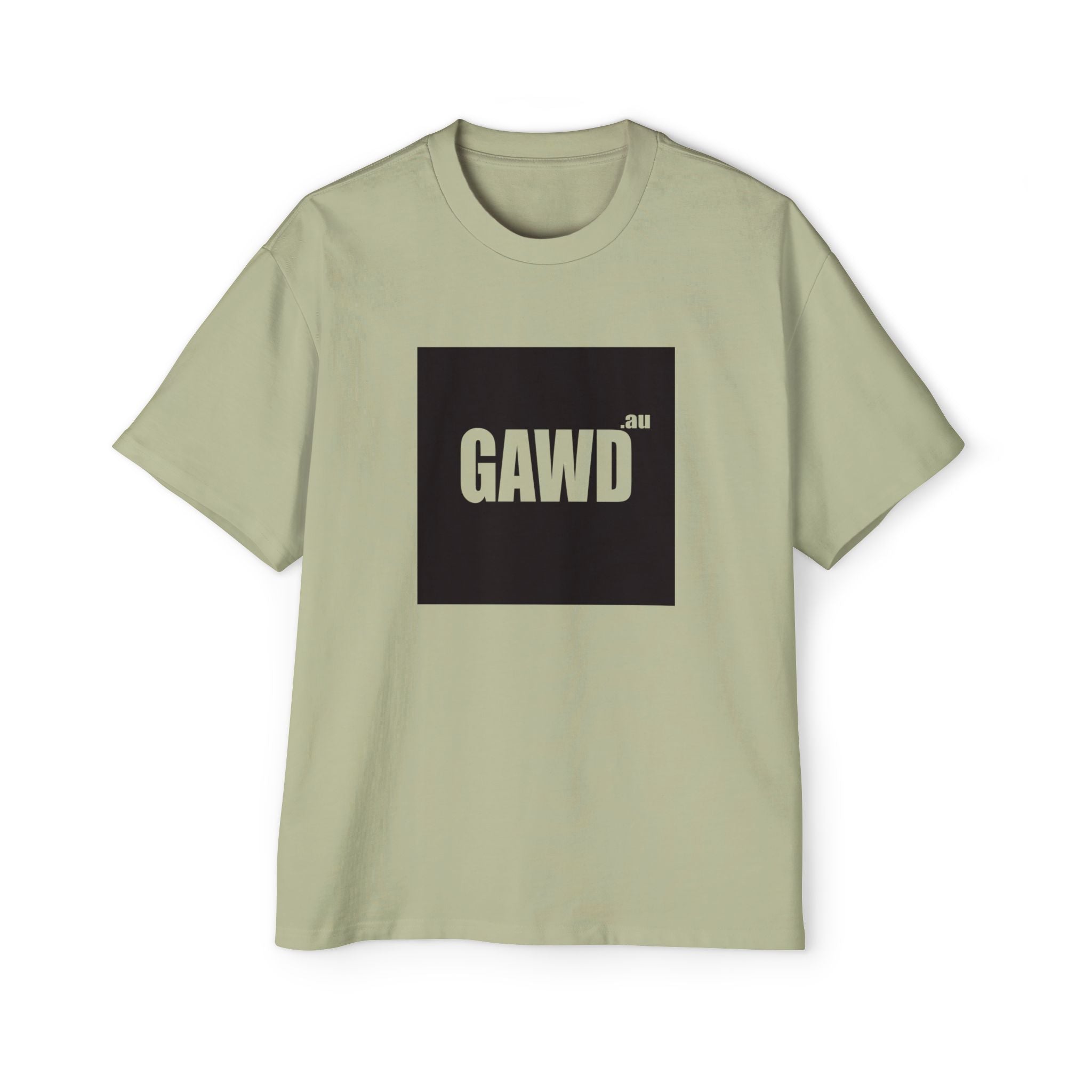 GAWD Oversized Tee — Mens Graphic Box T-Shirt