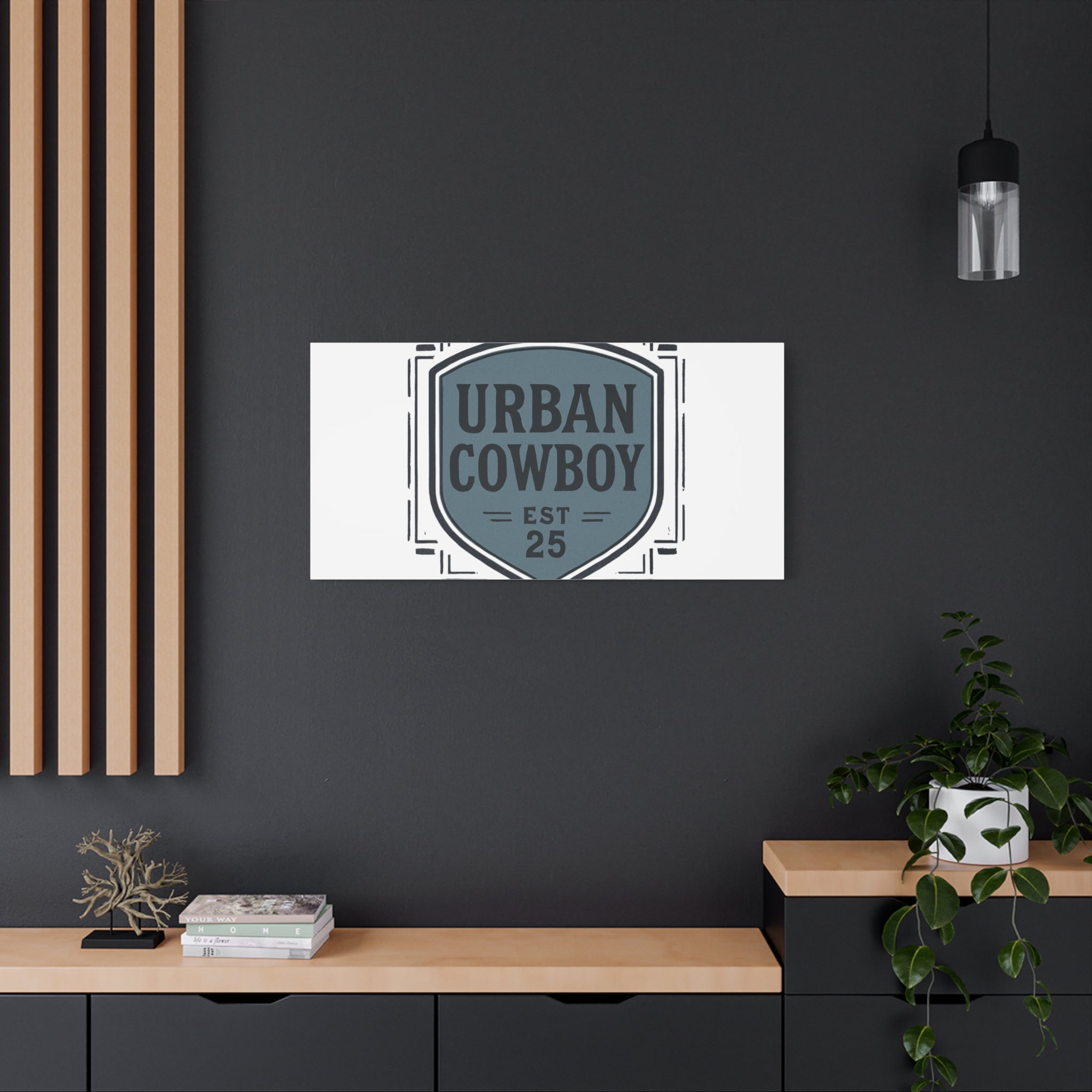 Matte Stretched Canvas Wall Art — Modern Minimalist Home Décor