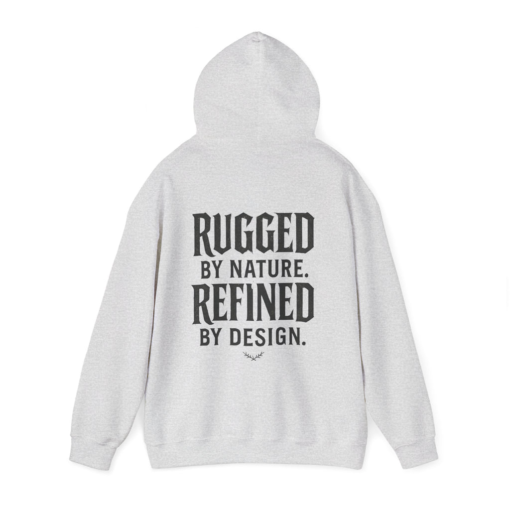 Nature-Inspired Hoodie — 'Rugged by Nature, Refined by Design' Bird Graphic