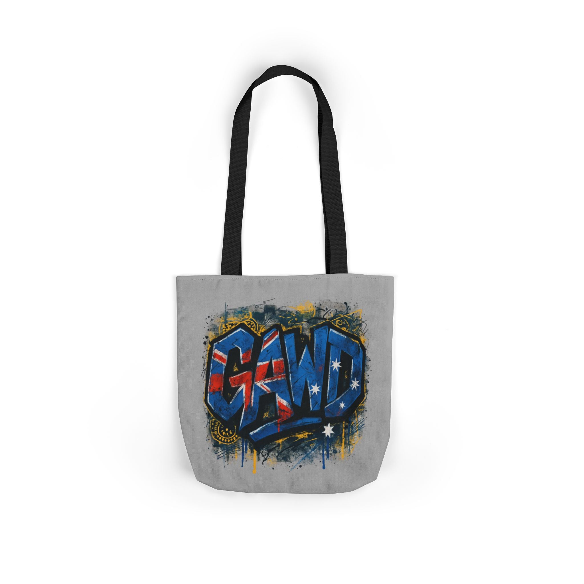 Graffiti 'Gawd' Canvas Tote Bag - Urban Street Art Shopper