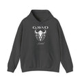Bull Skull 'GAWD Apparel' Graphic Hoodie — Streetwear Pullover