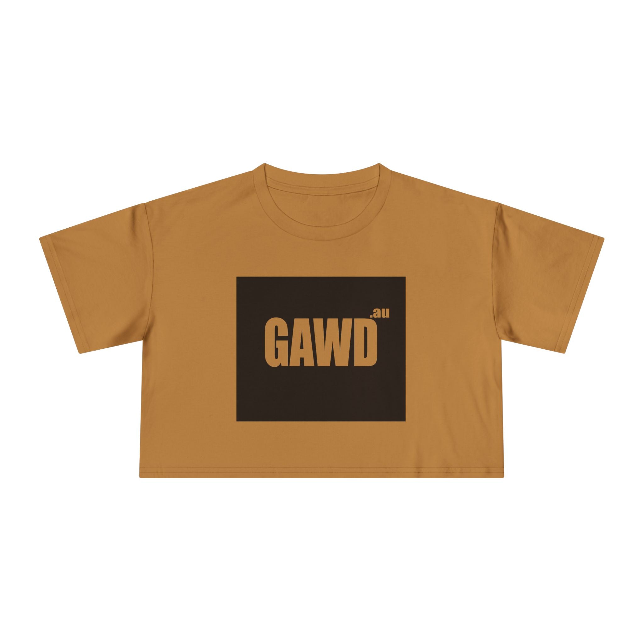 GAWD Bold Logo Crop Tee