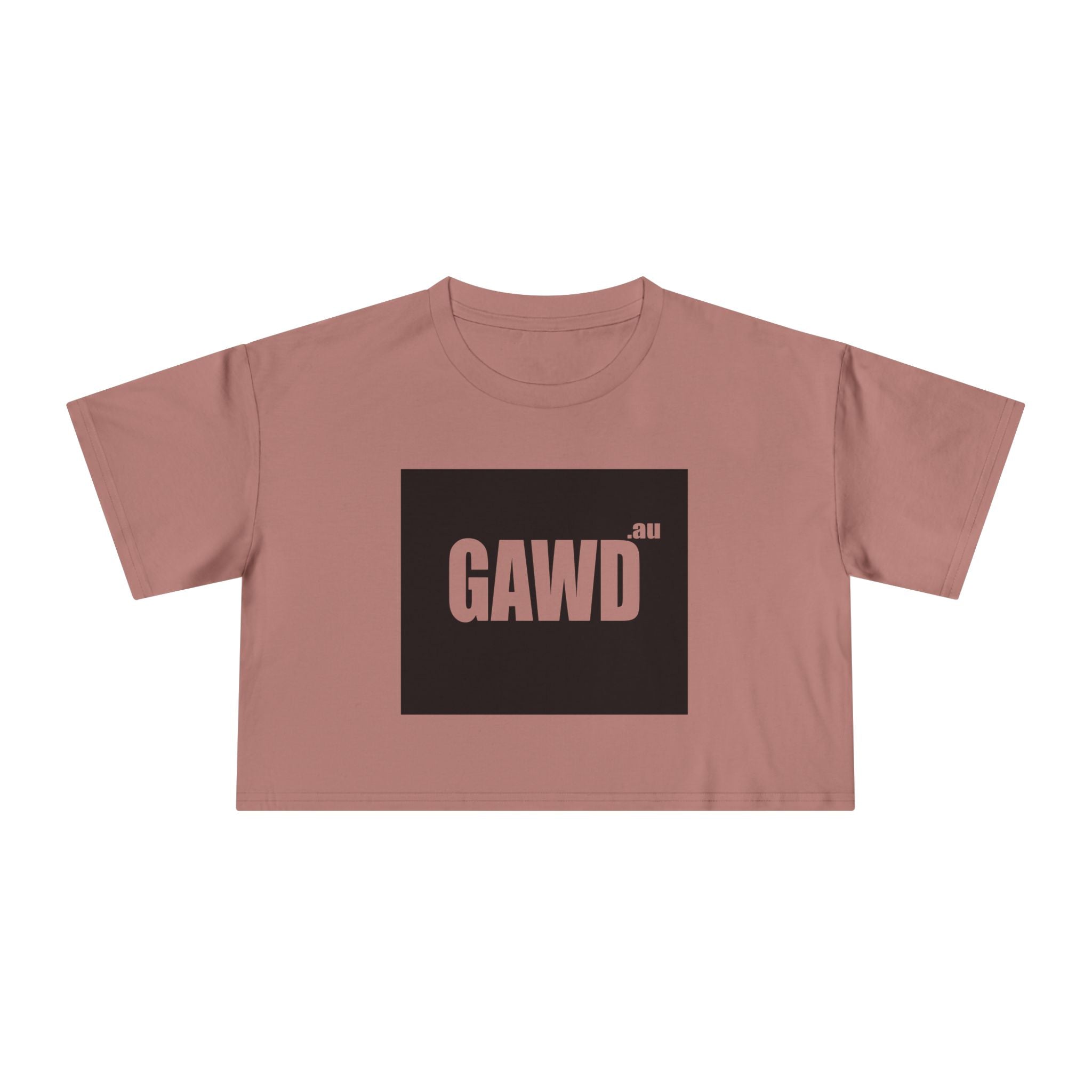 GAWD Bold Logo Crop Tee