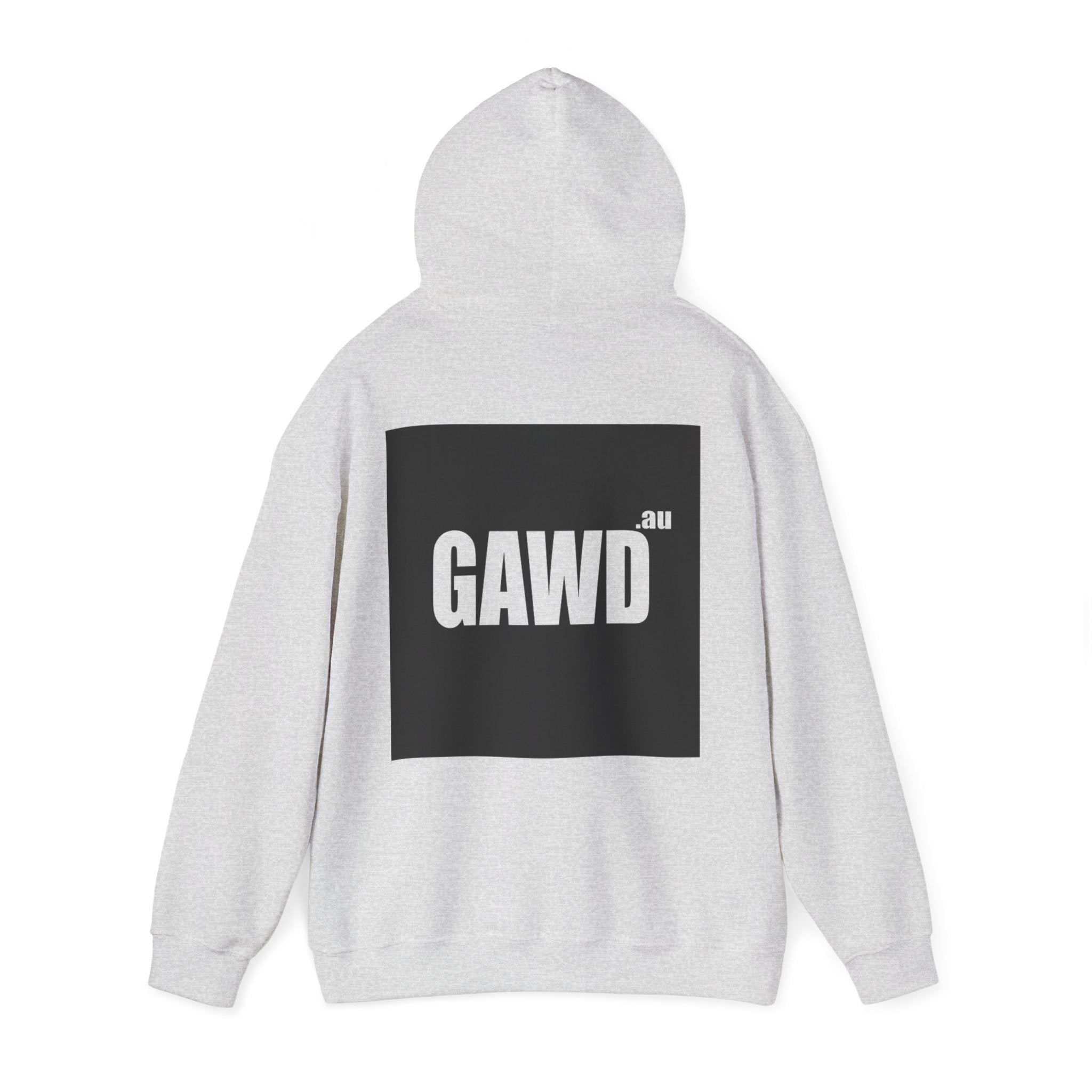 GAWD Bondi Coordinates Hoodie — White Pullover with Bold Back Logo