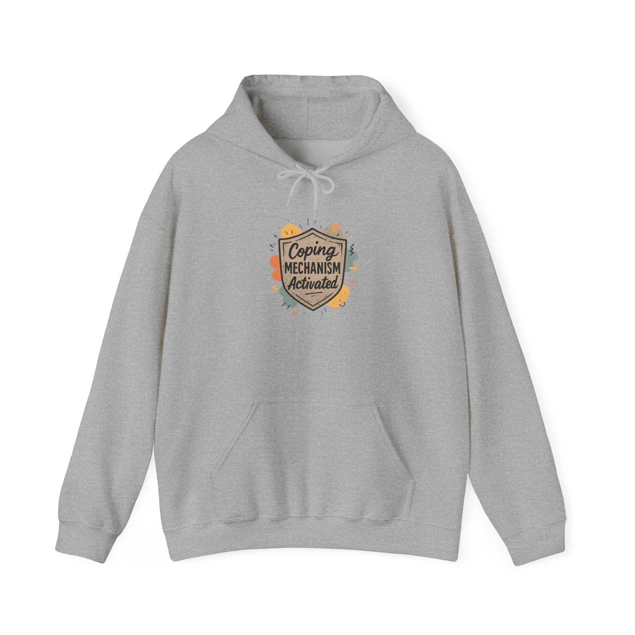 Coping Mechanism Activated Hoodie — Cozy Mental Health Support Sweatshirt
