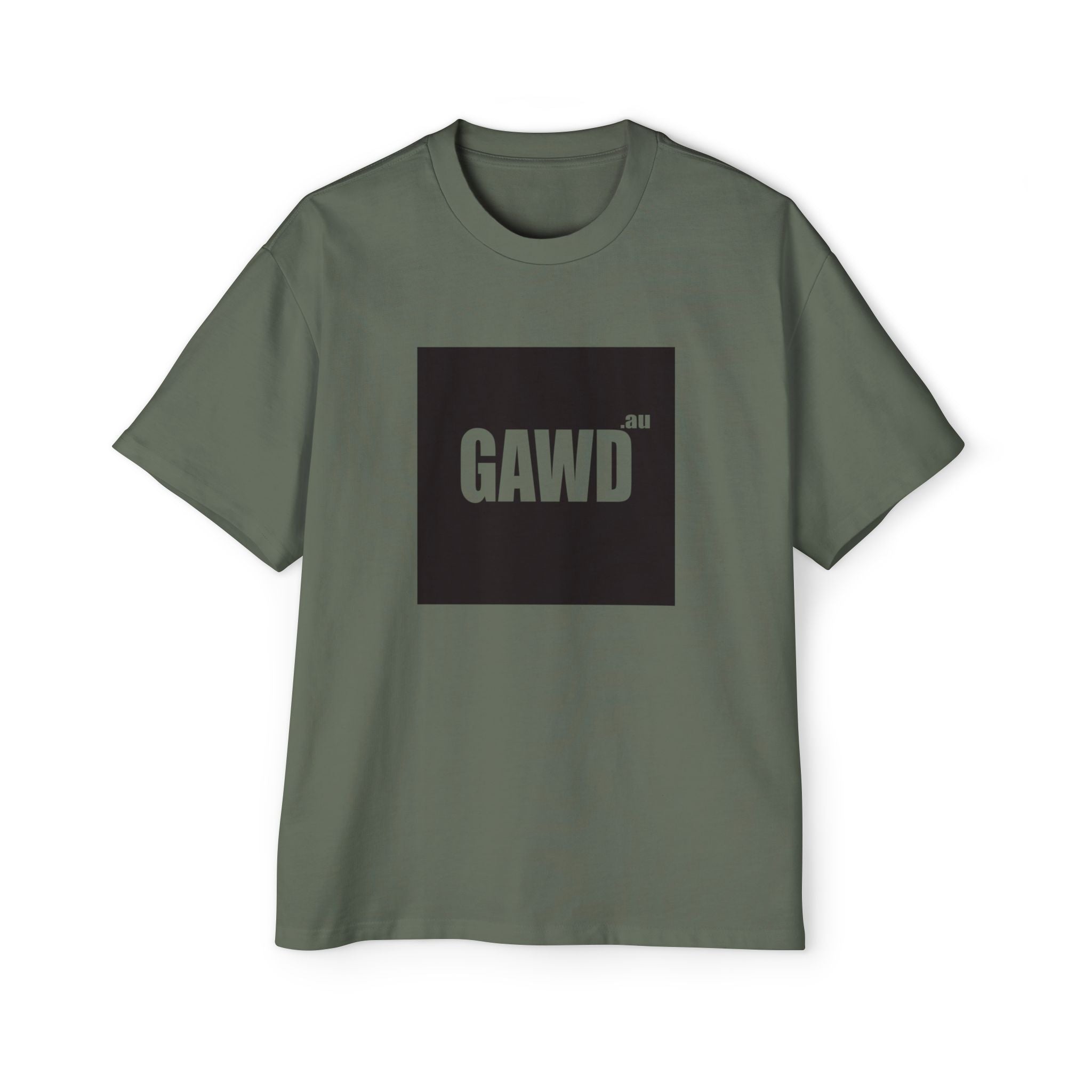 GAWD Oversized Tee — Mens Graphic Box T-Shirt