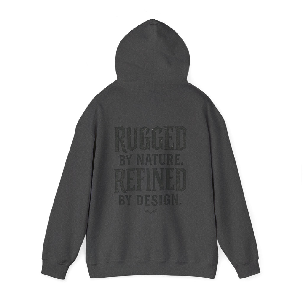 Nature-Inspired Hoodie — 'Rugged by Nature, Refined by Design' Bird Graphic