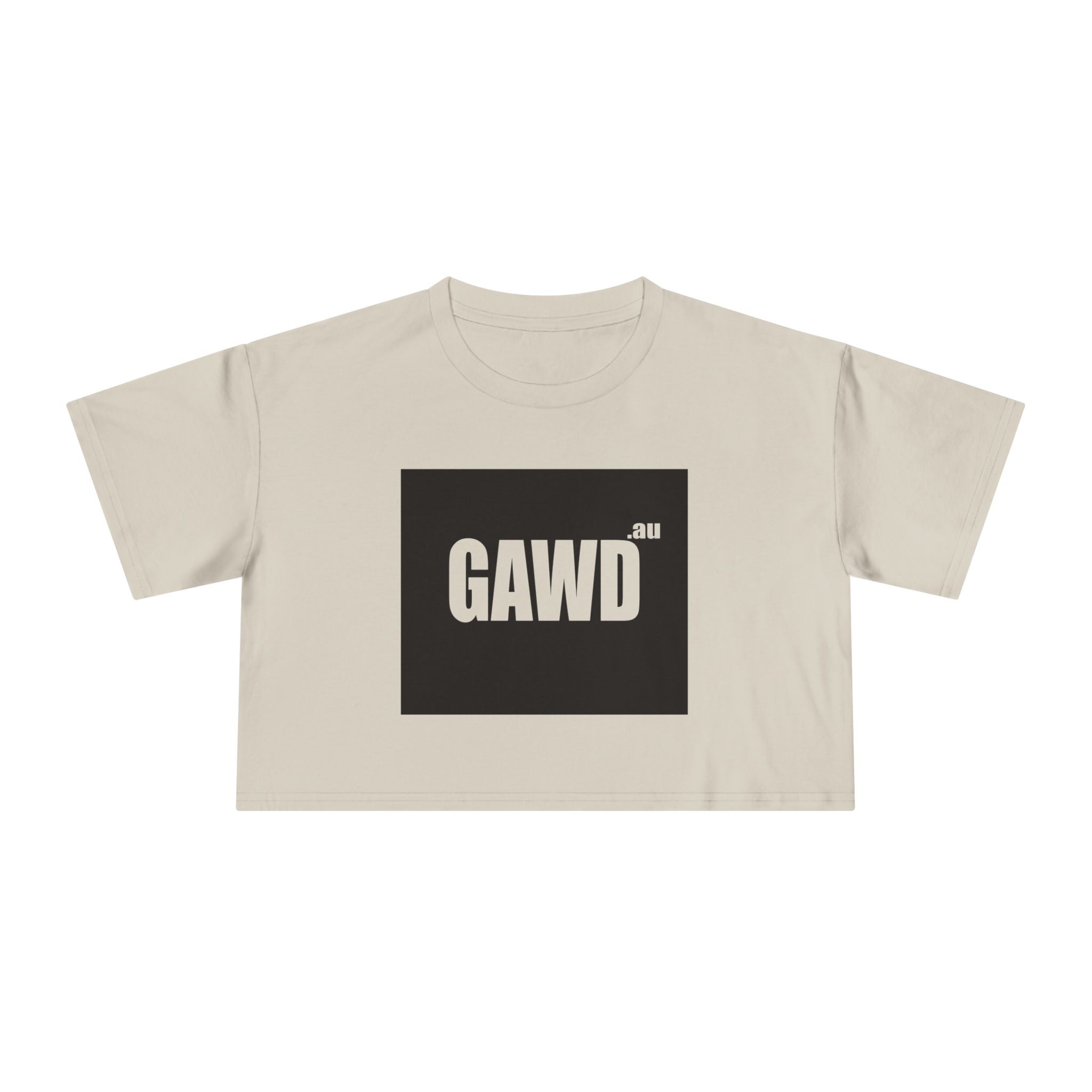 GAWD Bold Logo Crop Tee