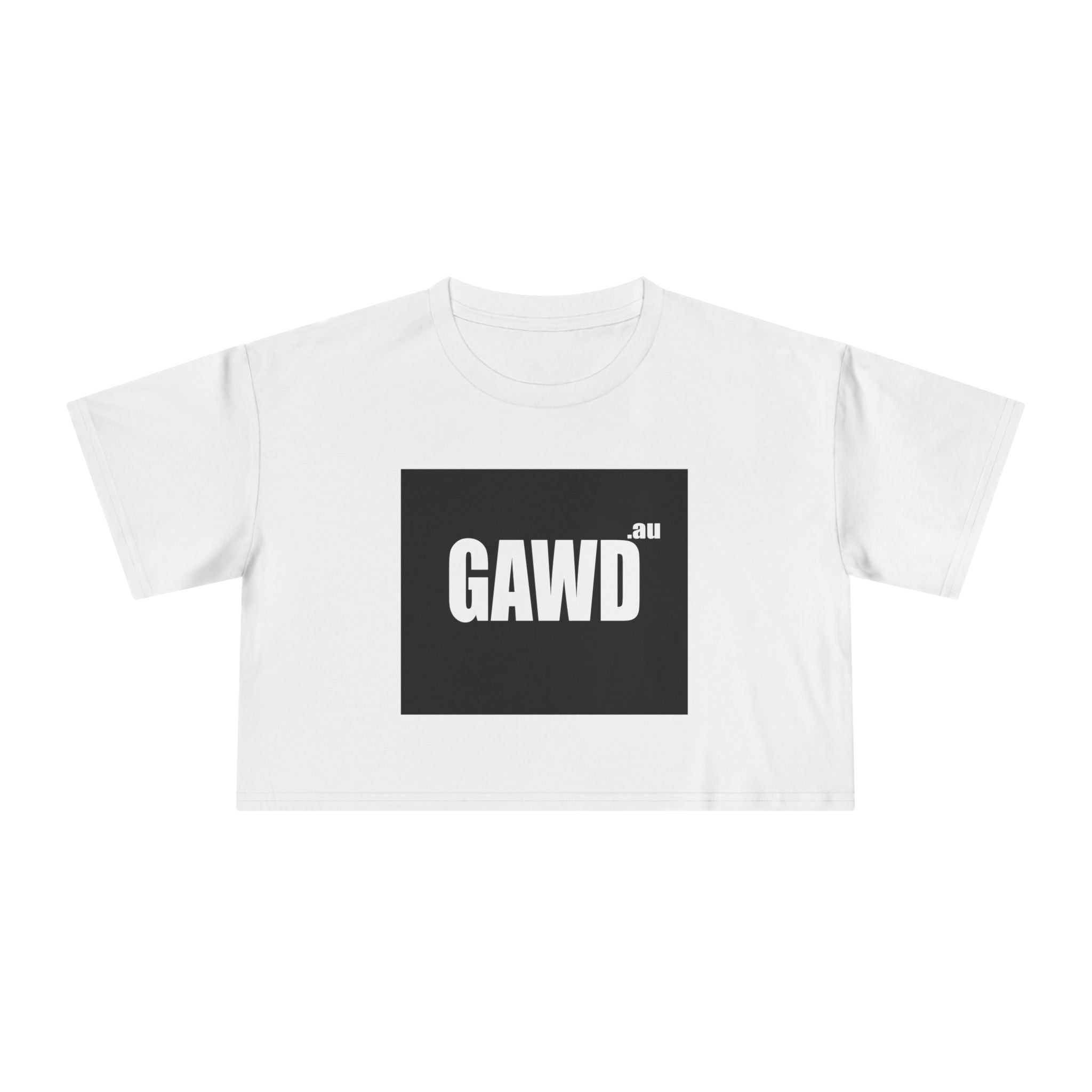 GAWD Bold Logo Crop Tee