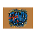 Rolled Poster — Australian Flag Graffiti Art Print