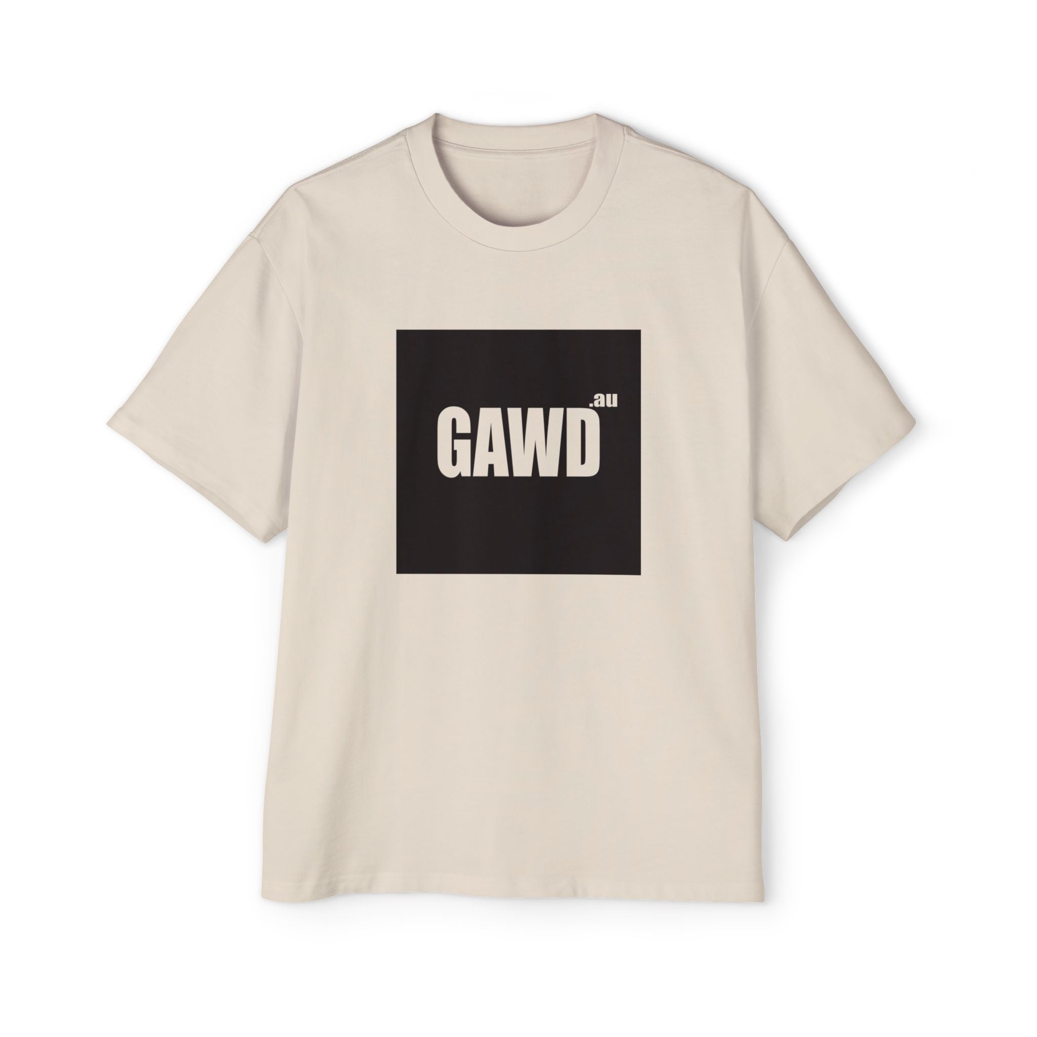 GAWD Oversized Tee — Mens Graphic Box T-Shirt