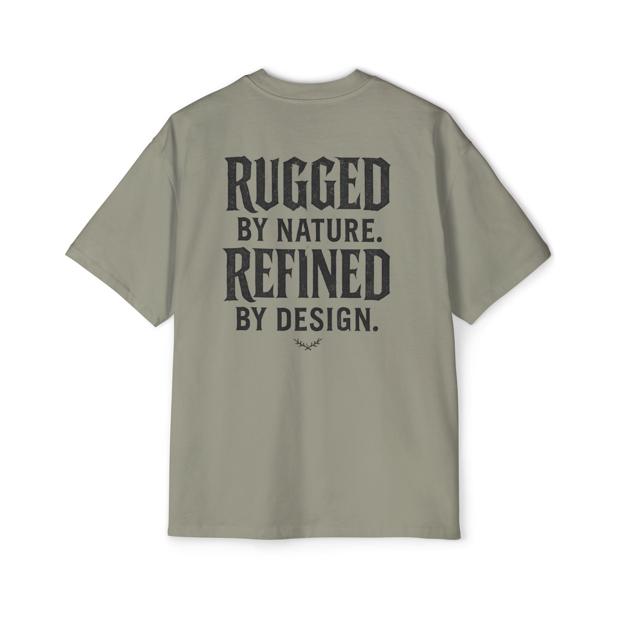 Graphic Tee — Patriotic Graffiti 'GAWD' Front & 'Rugged by Nature. Refined by Design.' Back
