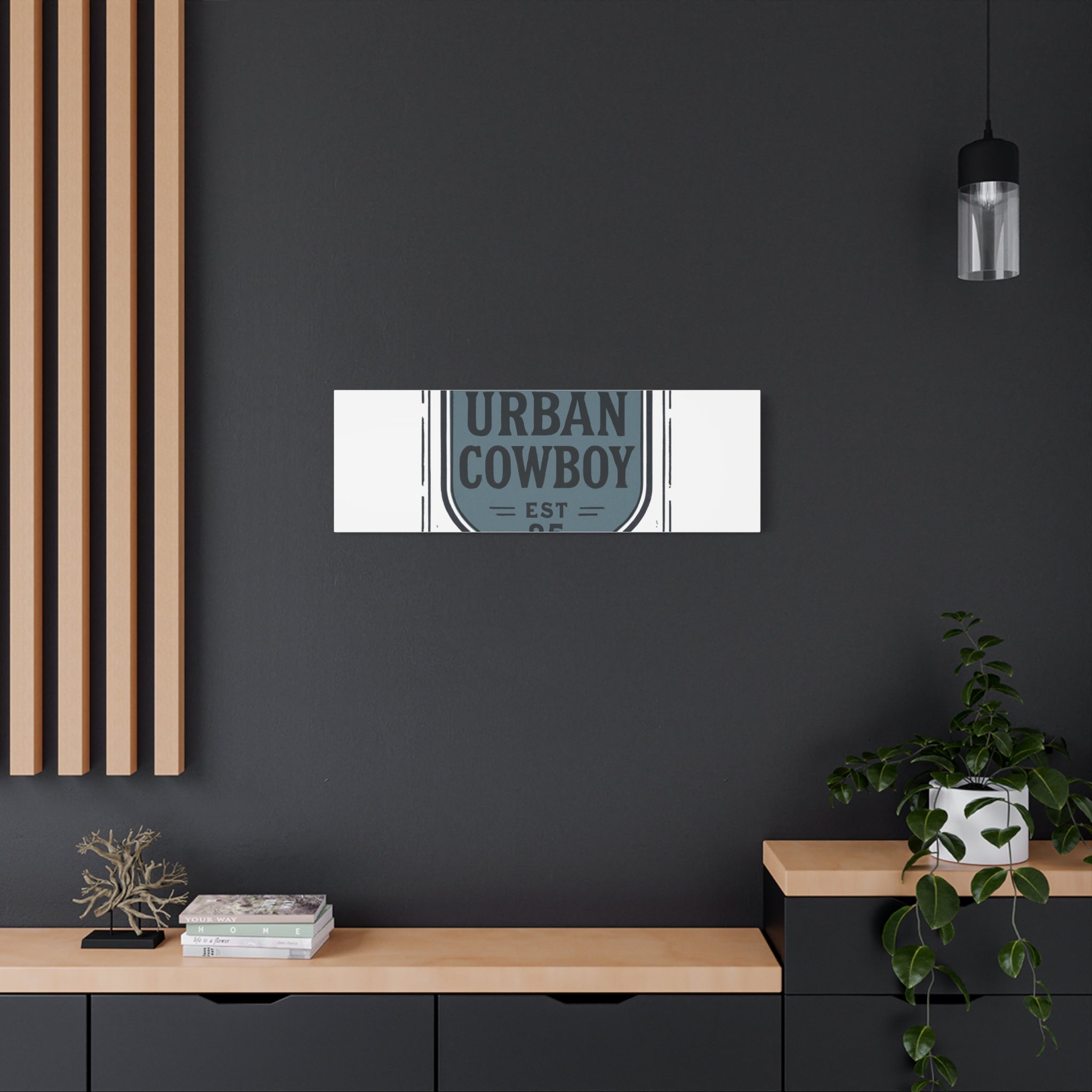 Matte Stretched Canvas Wall Art — Modern Minimalist Home Décor