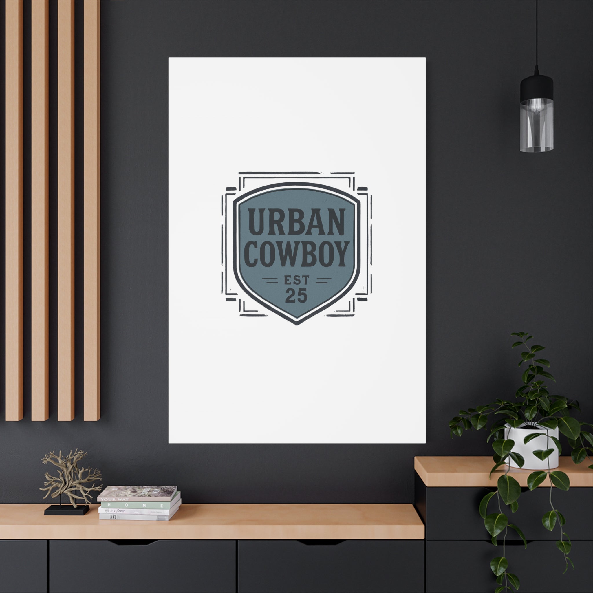 Matte Stretched Canvas Wall Art — Modern Minimalist Home Décor