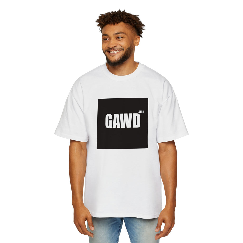 GAWD Oversized Tee — Mens Graphic Box T-Shirt