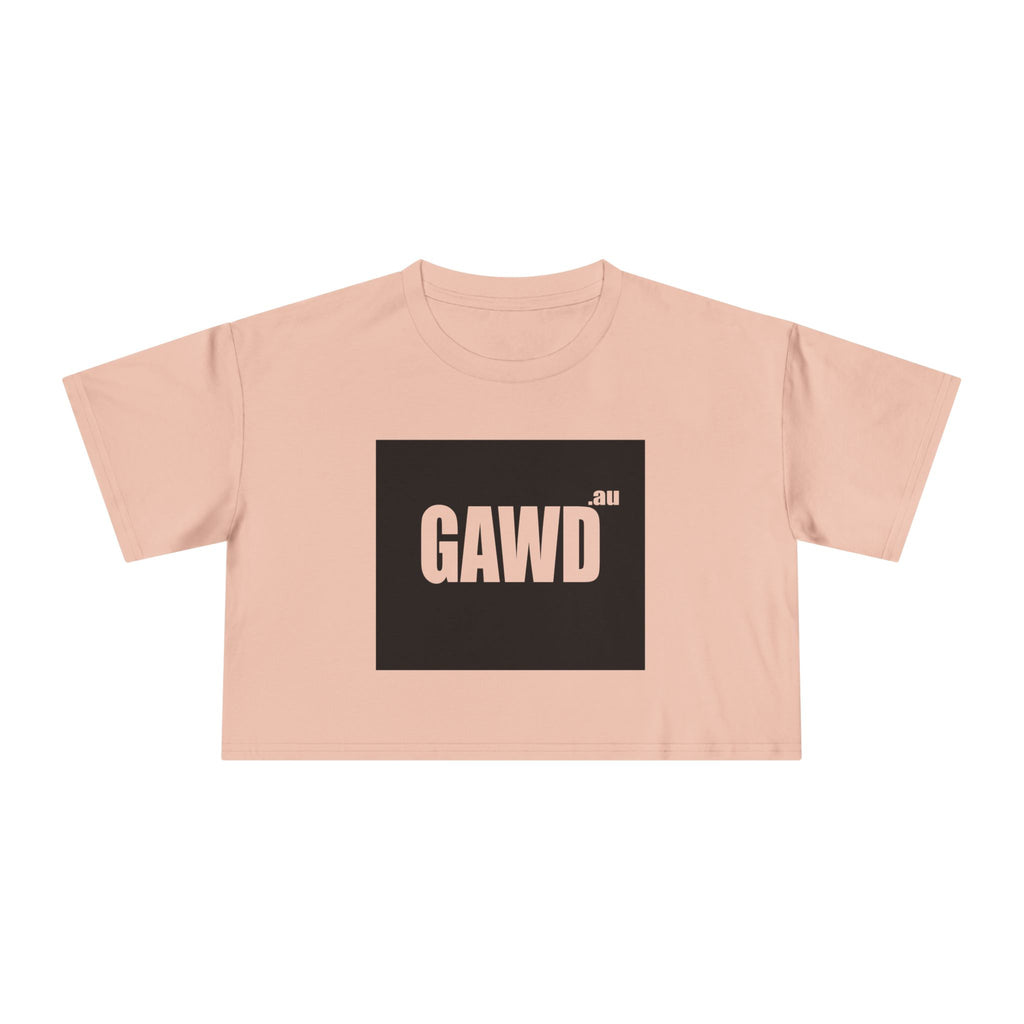 GAWD Bold Logo Crop Tee