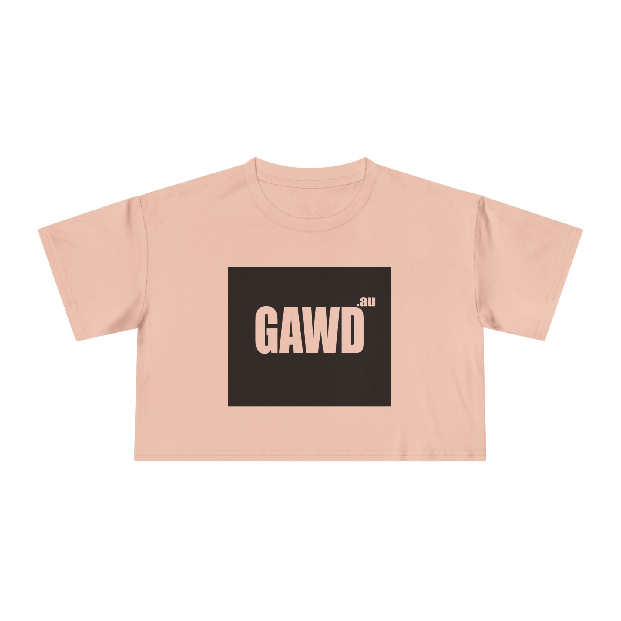 GAWD Bold Logo Crop Tee