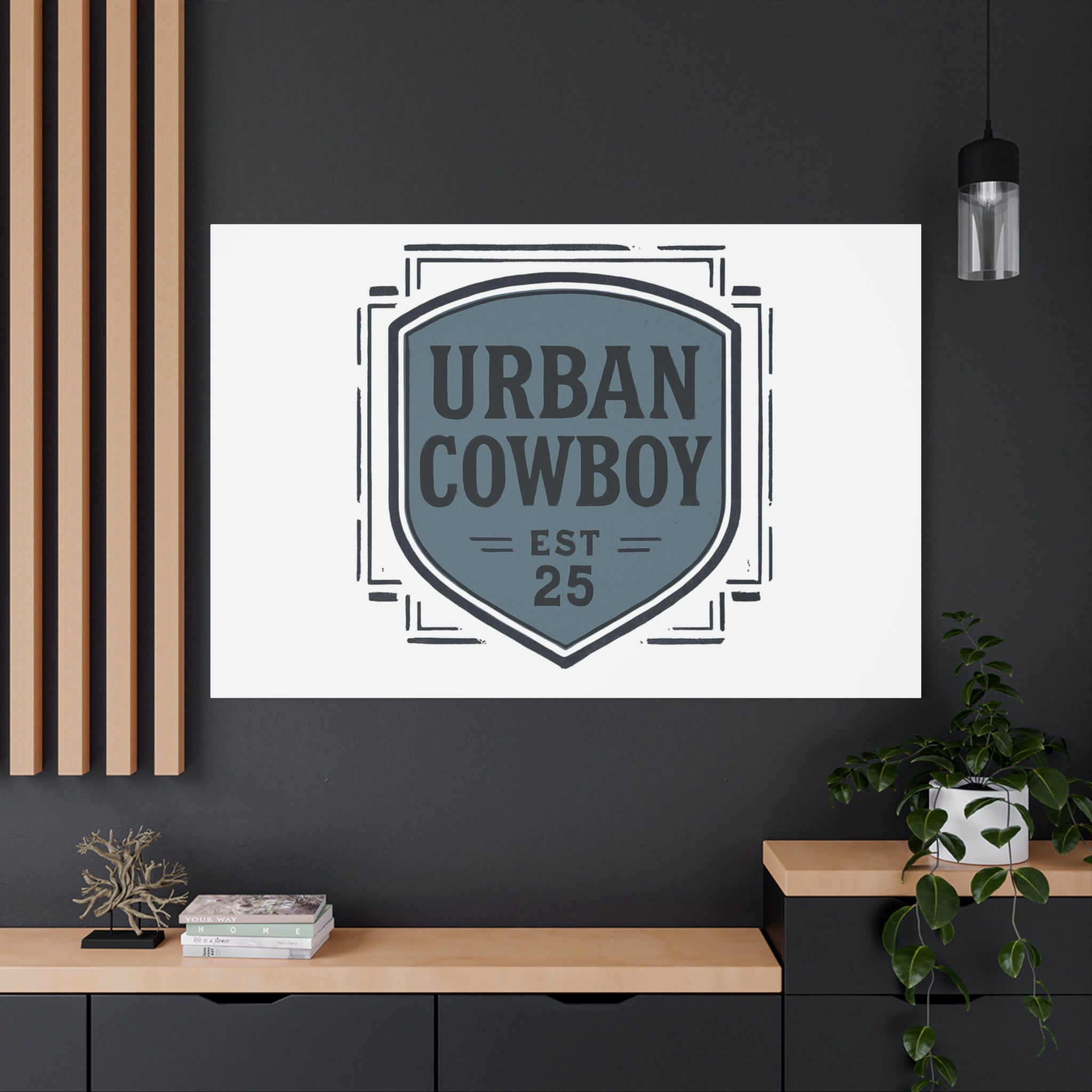 Matte Stretched Canvas Wall Art — Modern Minimalist Home Décor