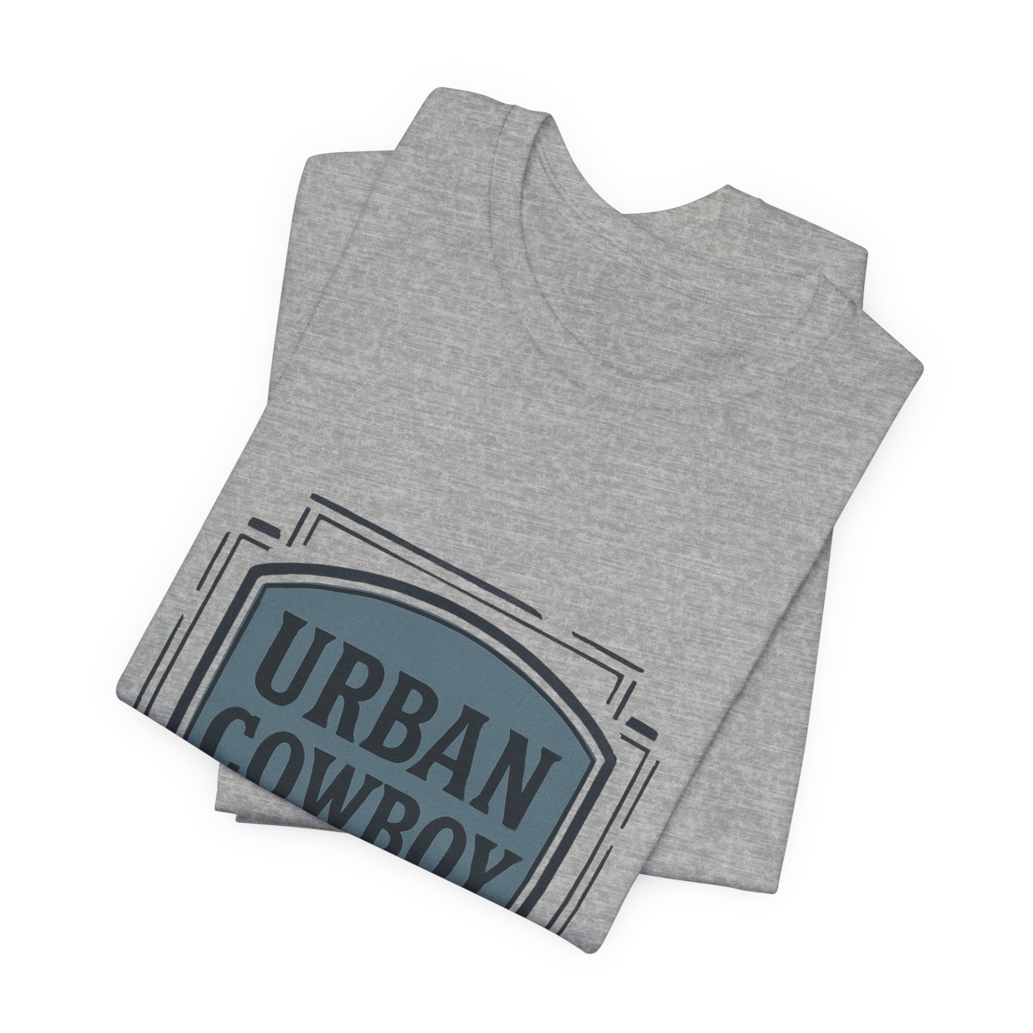Urban Cowboy Graphic Tee - 'Urban Cowboy EST 25' Vintage Badge T-Shirt