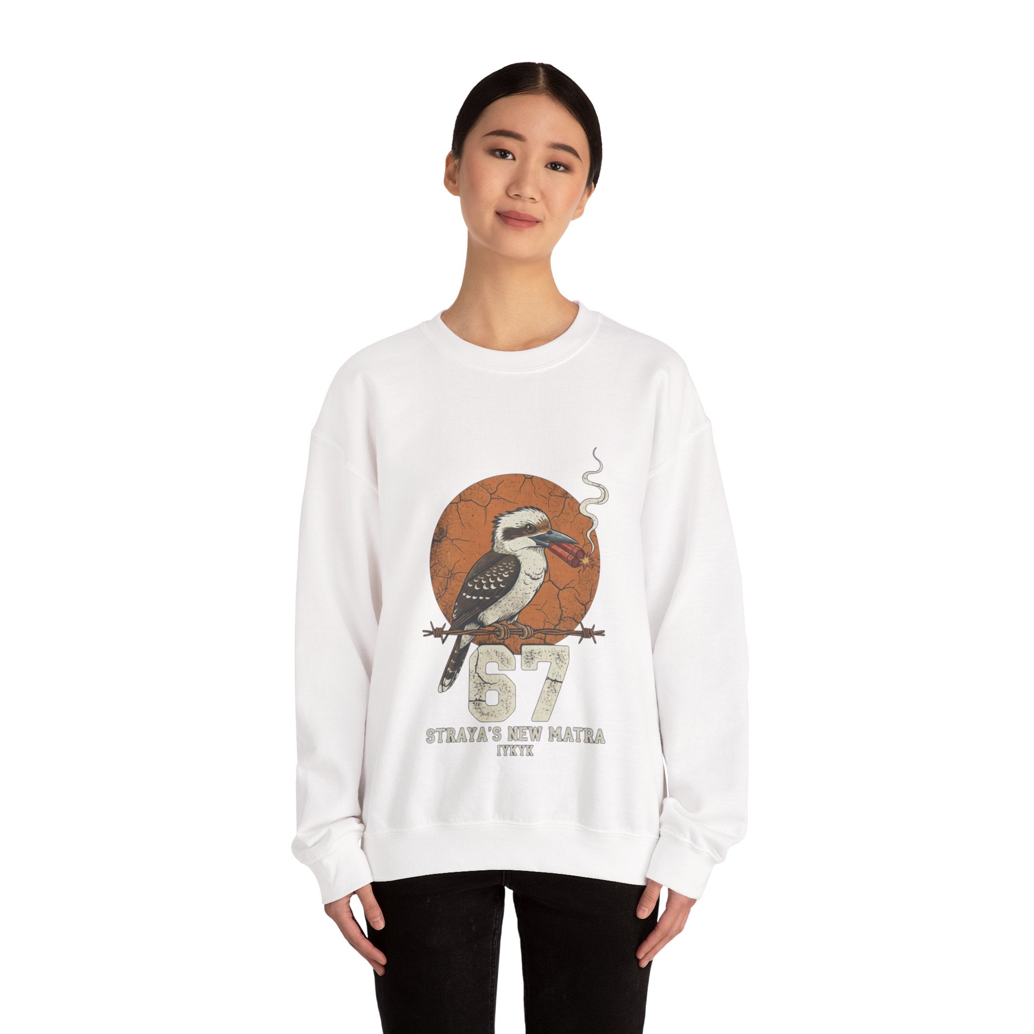 Kookaburra Classic Crewneck Sweatshirt — 'Rugged by Nature. Refined by Design.'