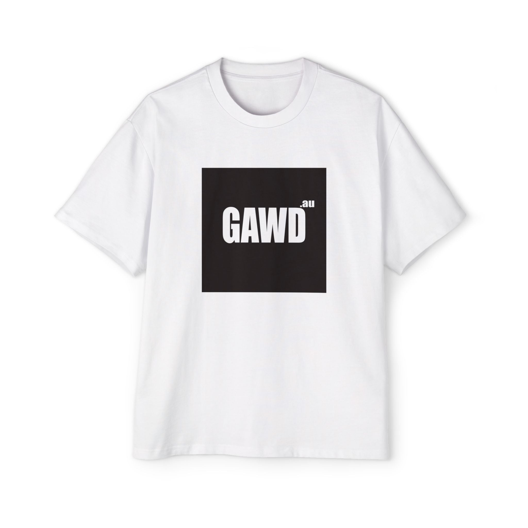 GAWD Oversized Tee — Mens Graphic Box T-Shirt